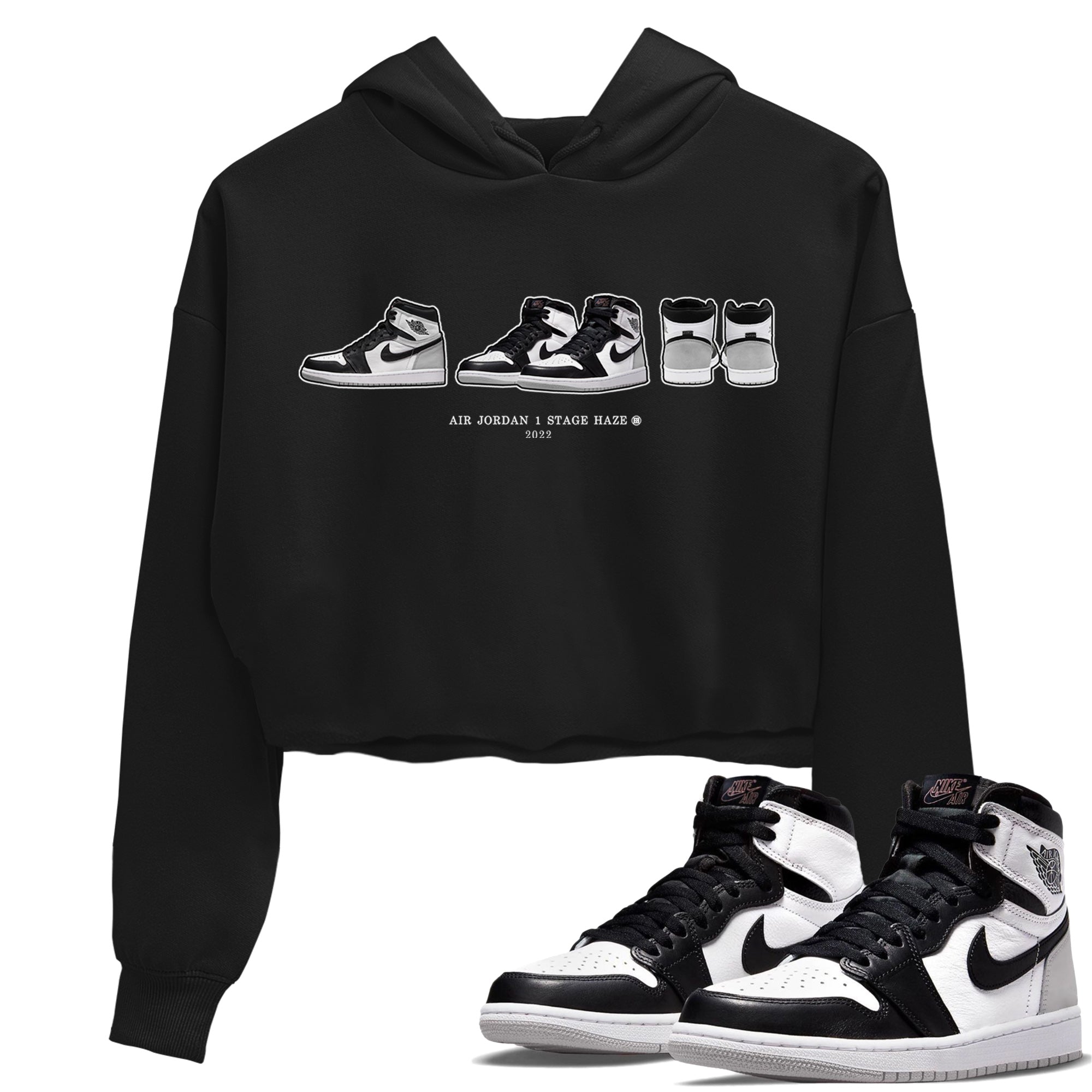 Jordan 1 Stage Haze Sneaker Matching T-Shirt Air Jordan 1 Prelude Sneaker Tees Jordan 1 Stage Haze Sneaker Release Tees Women's Shirts