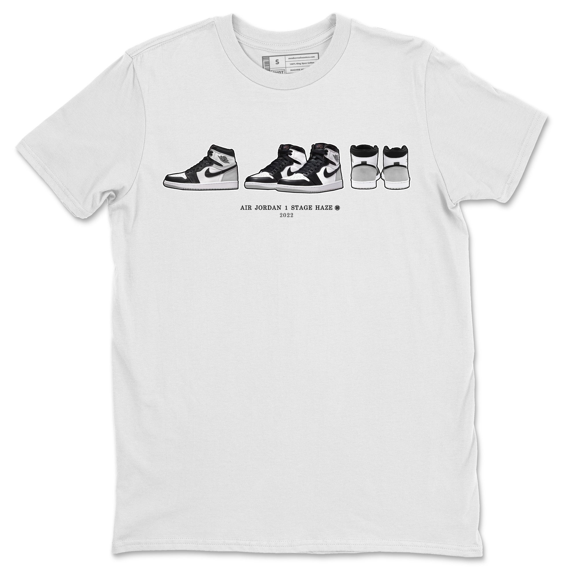 Jordan 1 Stage Haze Sneaker Matching T-Shirt Air Jordan 1 Prelude Sneaker Tees Jordan 1 Stage Haze Sneaker Release Tees Crew Neck Tees