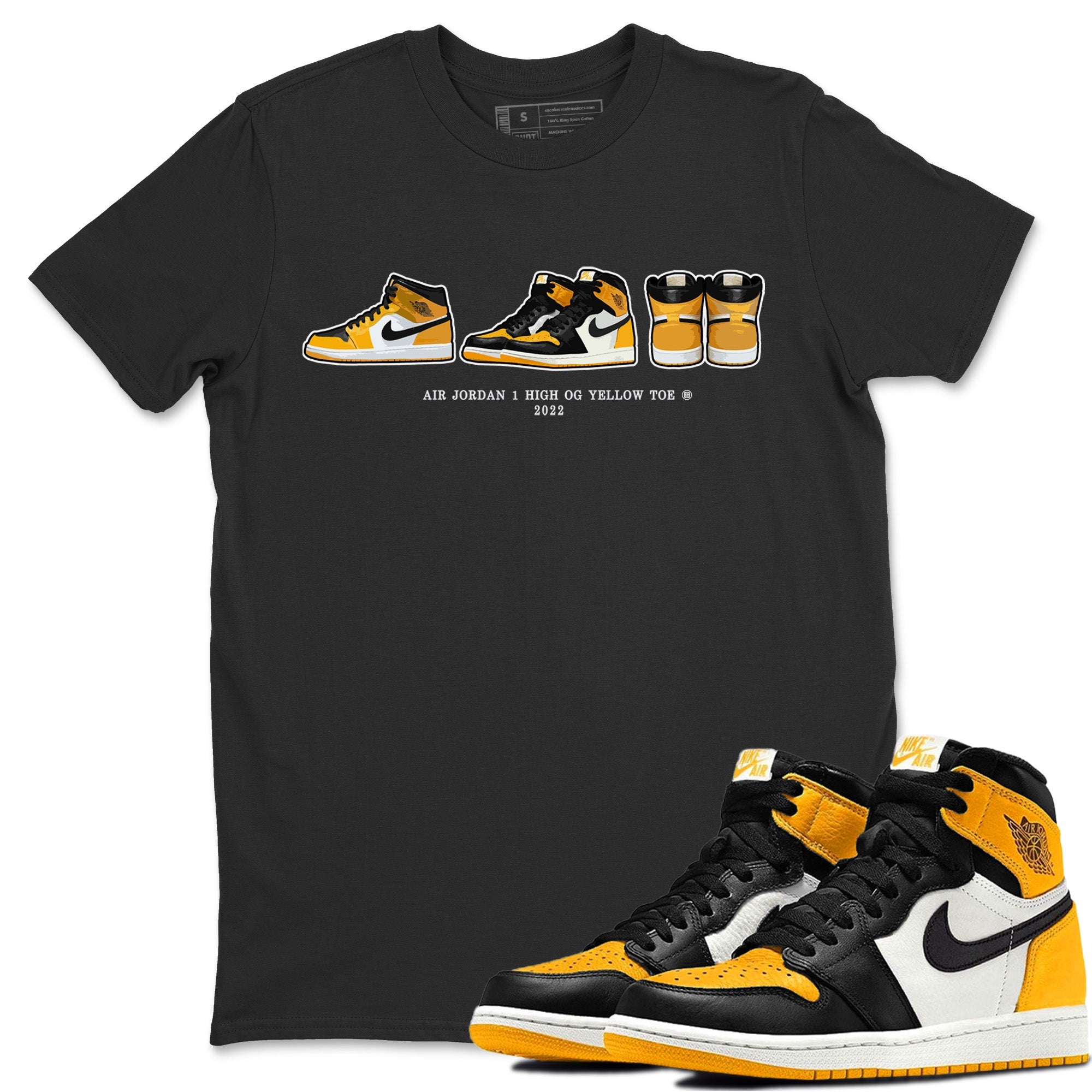 Sneaker Prelude Unisex Adult Tops - Air Jordan 1 Yellow Toe