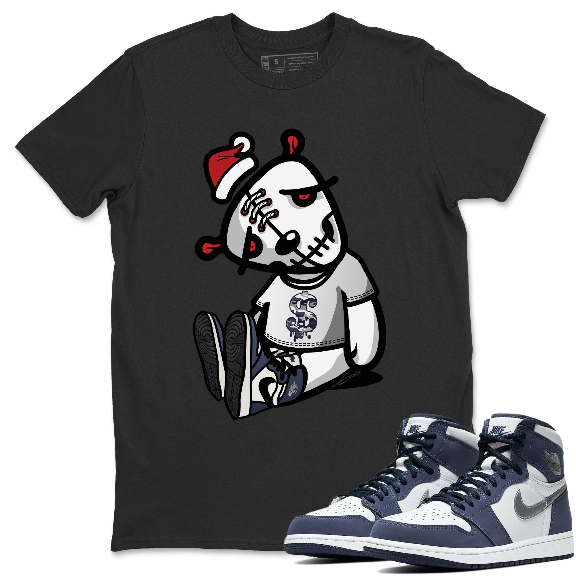 Jordan 1 Midnight Navy Shirt To Match Jordans Dead Dolls Sneaker Tees Jordan 1 Midnight Navy Drip Gear Zone Sneaker Matching Clothing Unisex Shirts