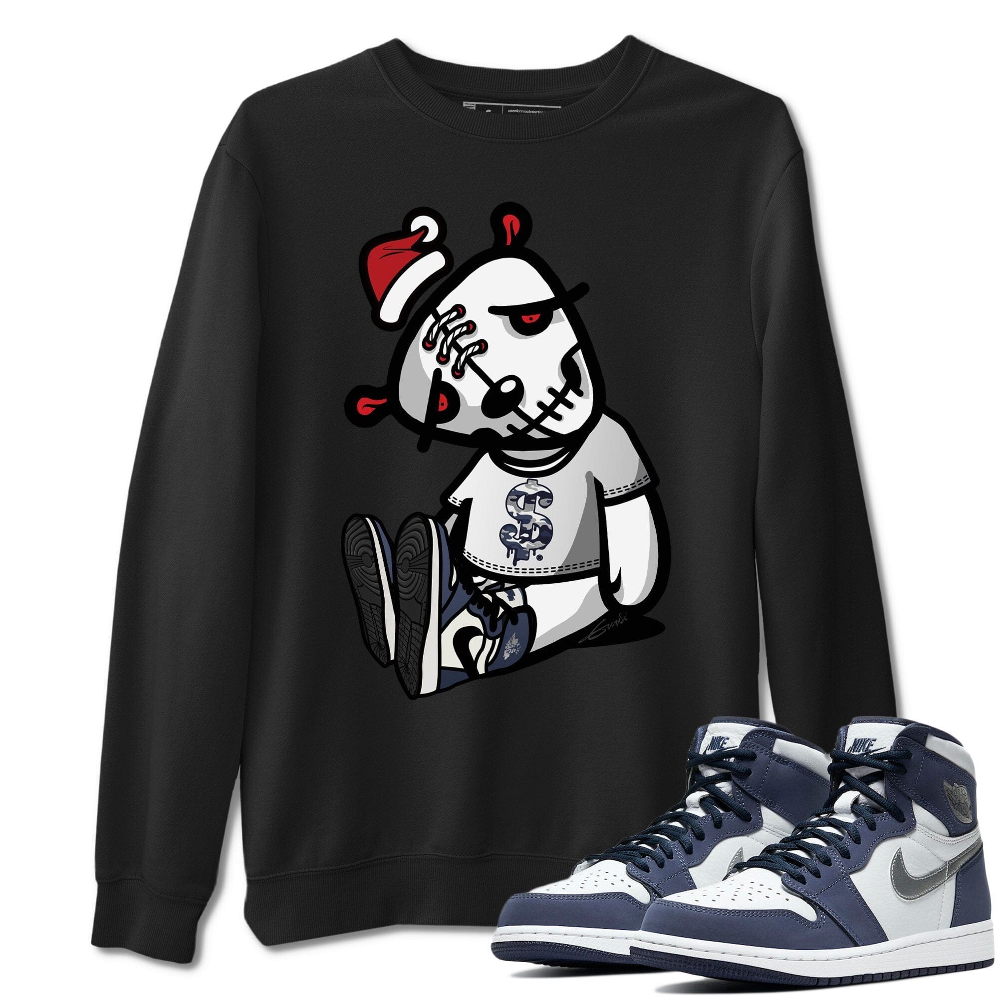 Jordan 1 Midnight Navy Shirt To Match Jordans Dead Dolls Sneaker Tees Jordan 1 Midnight Navy Drip Gear Zone Sneaker Matching Clothing Unisex Shirts