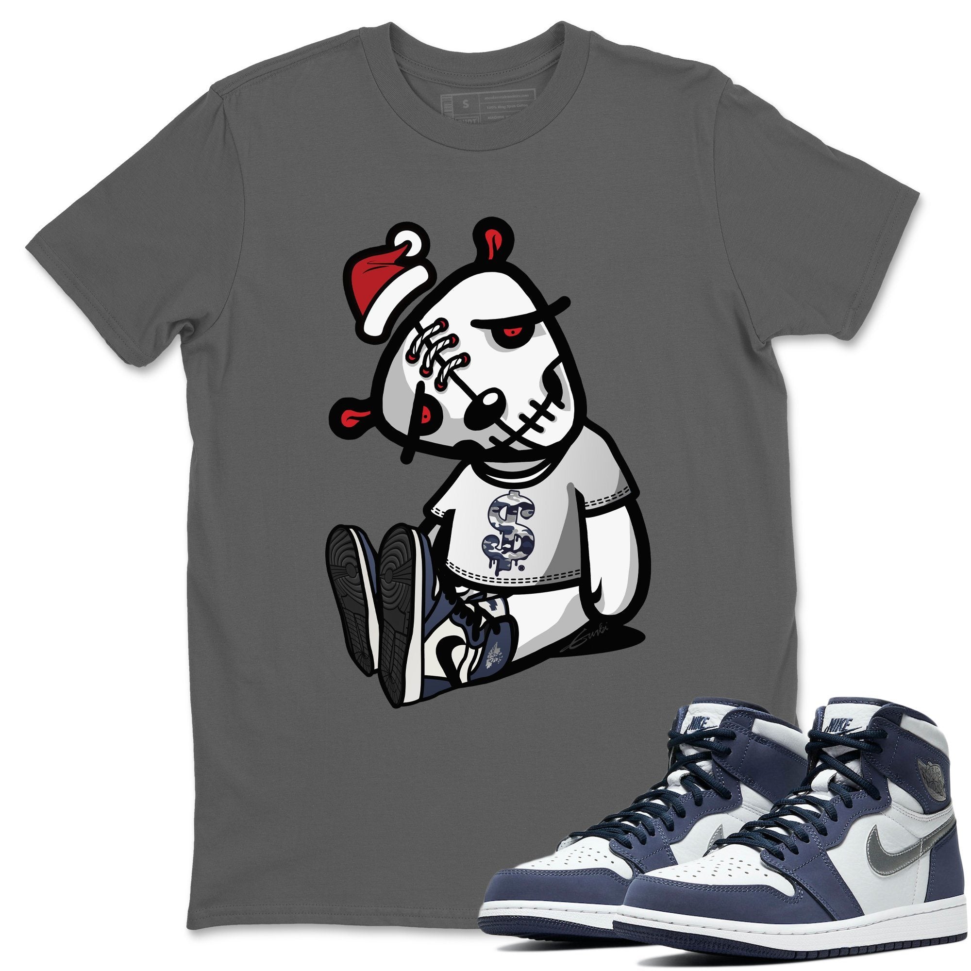 Jordan 1 Midnight Navy Shirt To Match Jordans Dead Dolls Sneaker Tees Jordan 1 Midnight Navy Drip Gear Zone Sneaker Matching Clothing Unisex Shirts