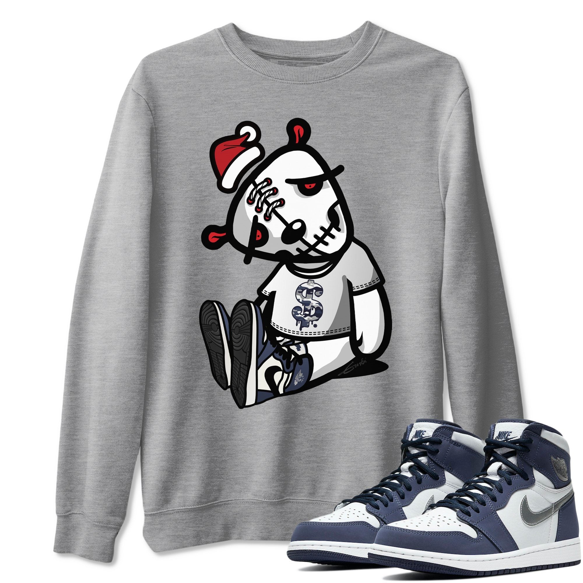 Jordan 1 Midnight Navy Shirt To Match Jordans Dead Dolls Sneaker Tees Jordan 1 Midnight Navy Drip Gear Zone Sneaker Matching Clothing Unisex Shirts