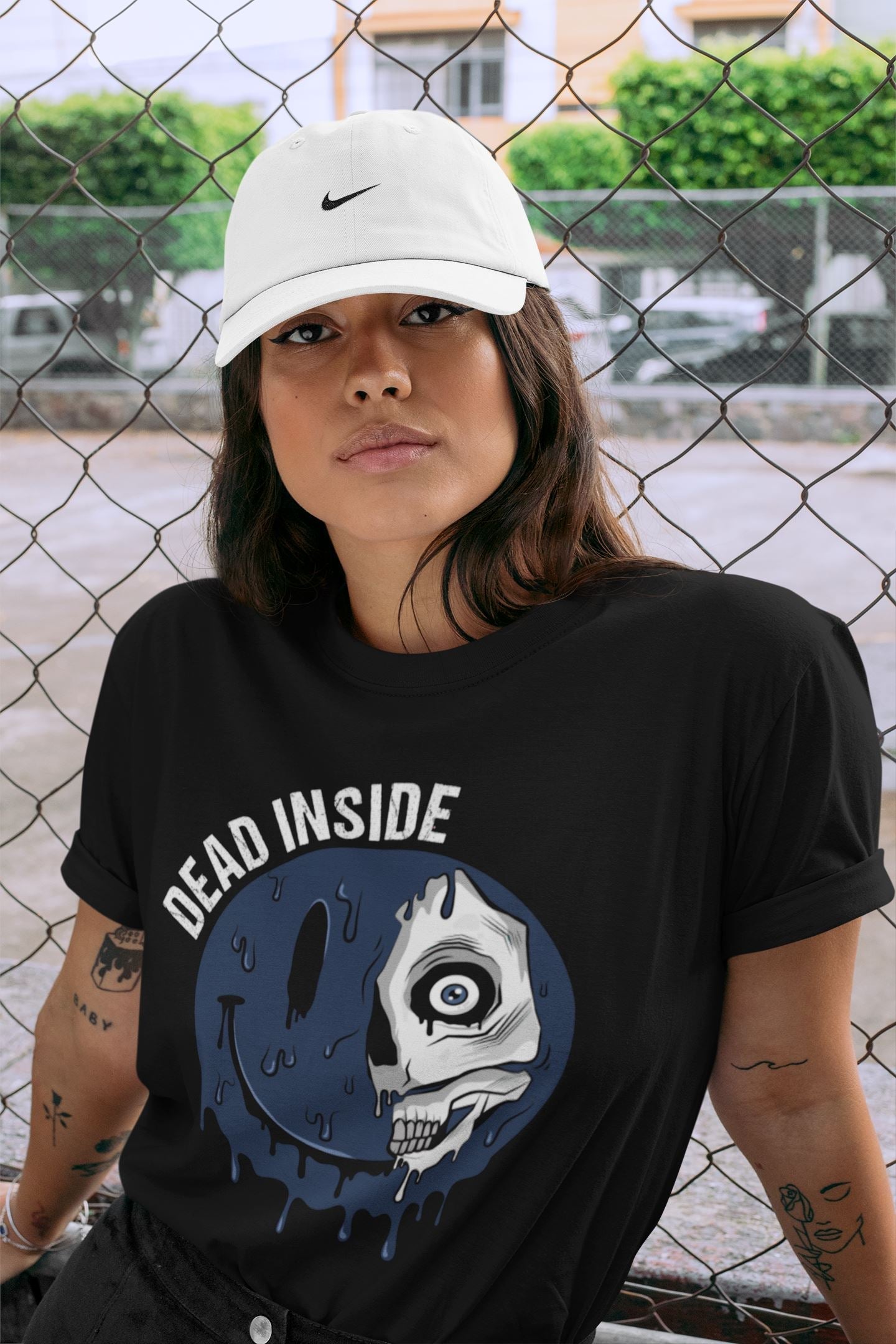 Jordan 1 Midnight Navy Shirt To Match Jordans Dead Inside Sneaker Tees Jordan 1 Midnight Navy Drip Gear Zone Sneaker Matching Clothing Unisex Shirts