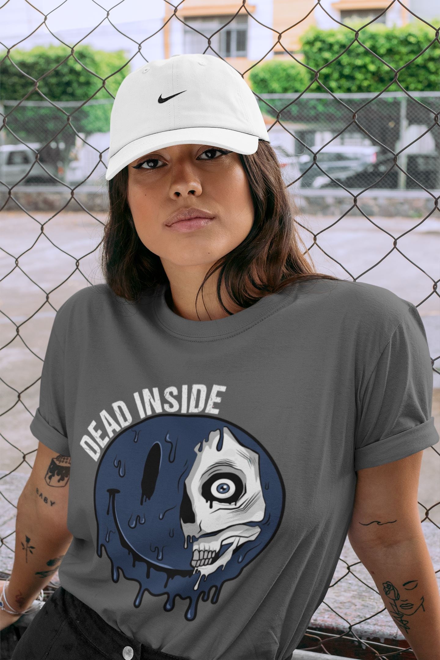 Jordan 1 Midnight Navy Shirt To Match Jordans Dead Inside Sneaker Tees Jordan 1 Midnight Navy Drip Gear Zone Sneaker Matching Clothing Unisex Shirts