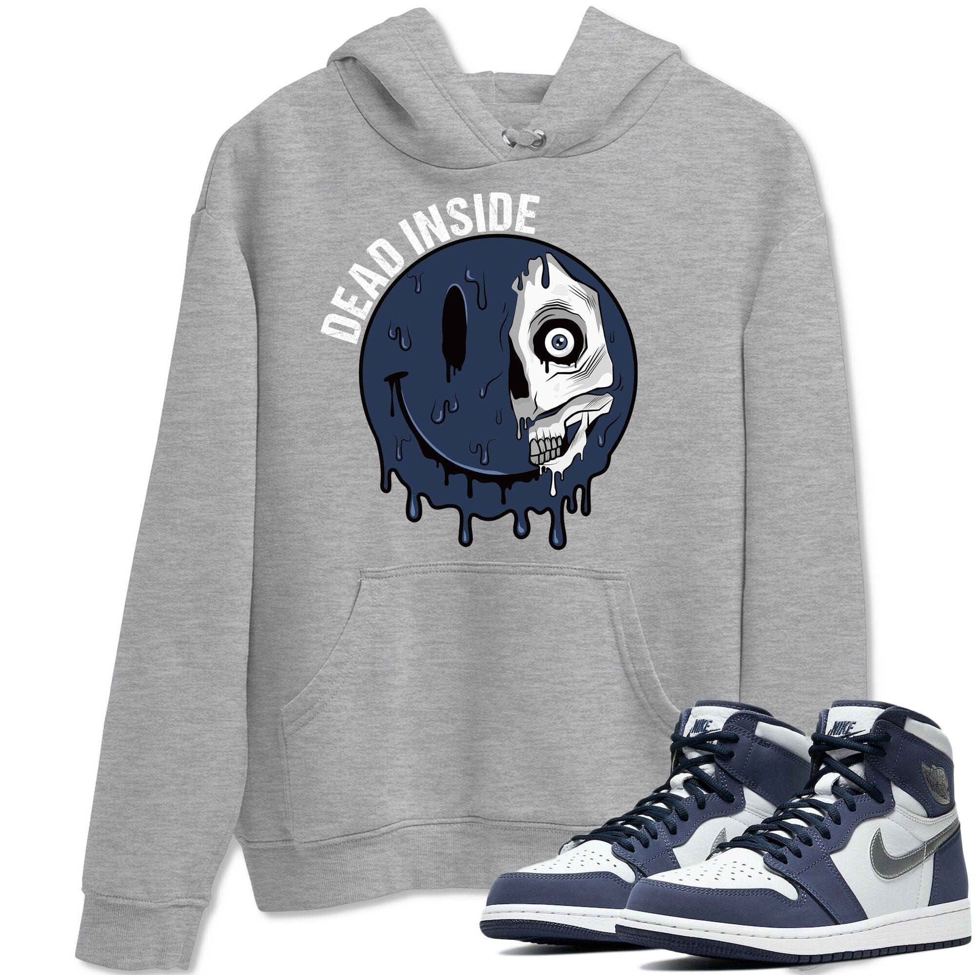Jordan 1 Midnight Navy Shirt To Match Jordans Dead Inside Sneaker Tees Jordan 1 Midnight Navy Drip Gear Zone Sneaker Matching Clothing Unisex Shirts