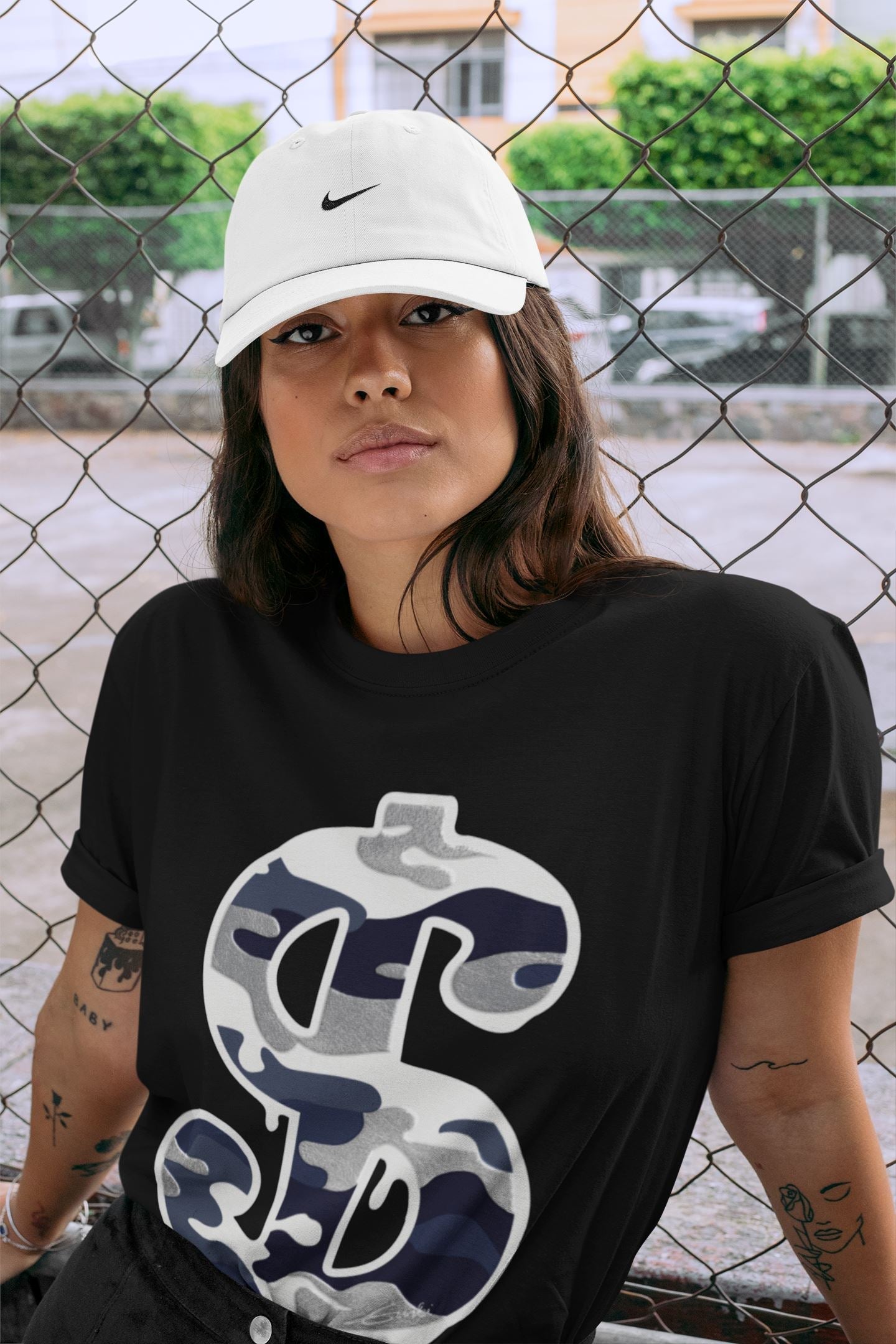 Jordan 1 Midnight Navy Shirt To Match Jordans Dollar Camo Sneaker Tees Jordan 1 Midnight Navy Drip Gear Zone Sneaker Matching Clothing Unisex Shirts