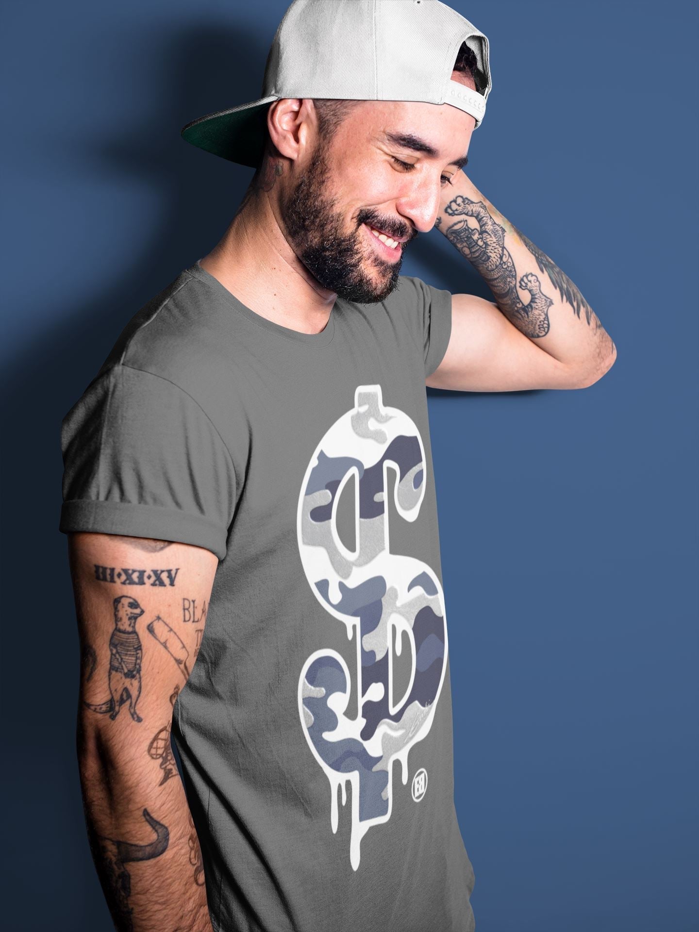 Jordan 1 Midnight Navy Shirt To Match Jordans Dollar Camo Sneaker Tees Jordan 1 Midnight Navy Drip Gear Zone Sneaker Matching Clothing Unisex Shirts