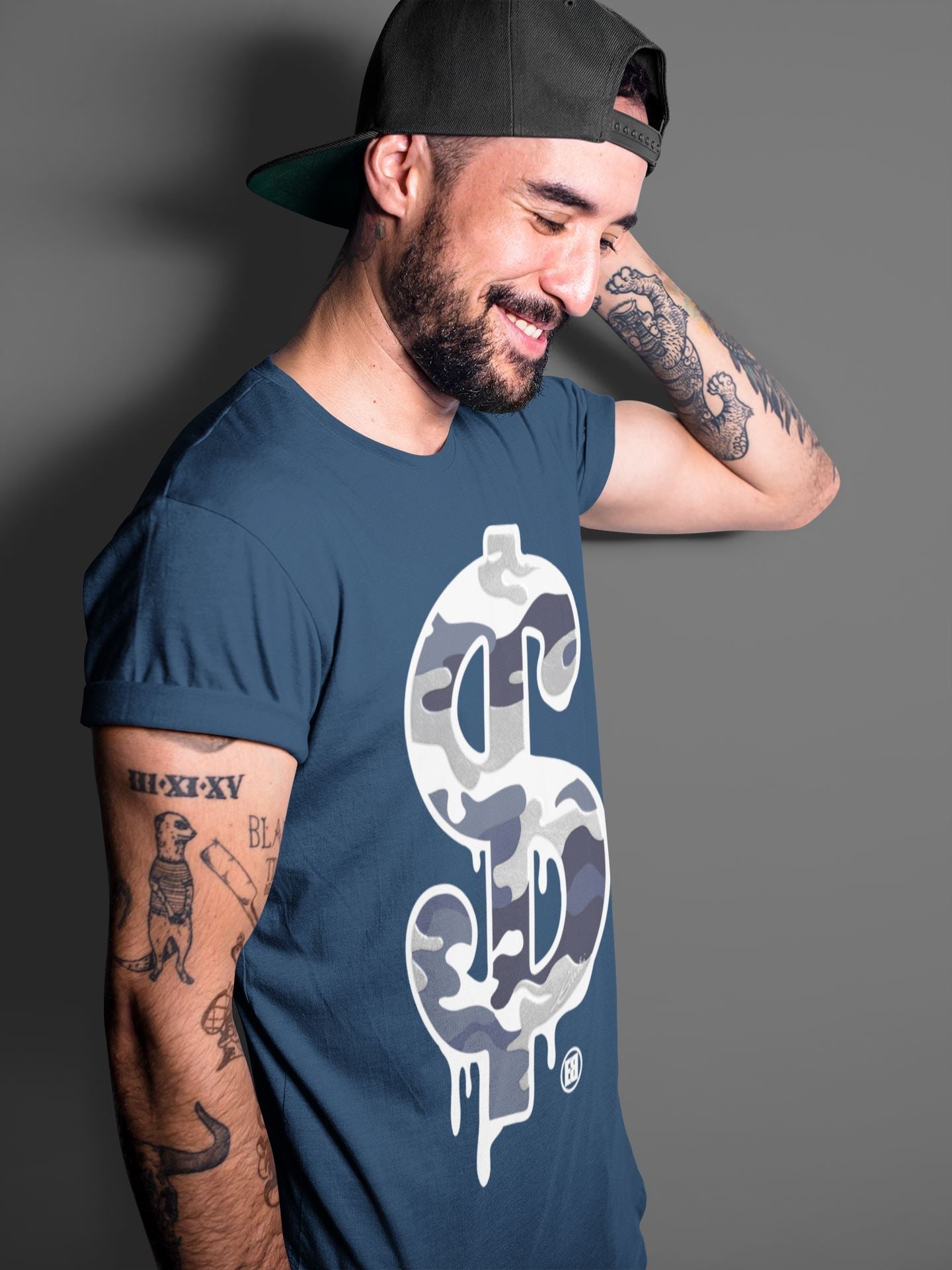 Jordan 1 Midnight Navy Shirt To Match Jordans Dollar Camo Sneaker Tees Jordan 1 Midnight Navy Drip Gear Zone Sneaker Matching Clothing Unisex Shirts