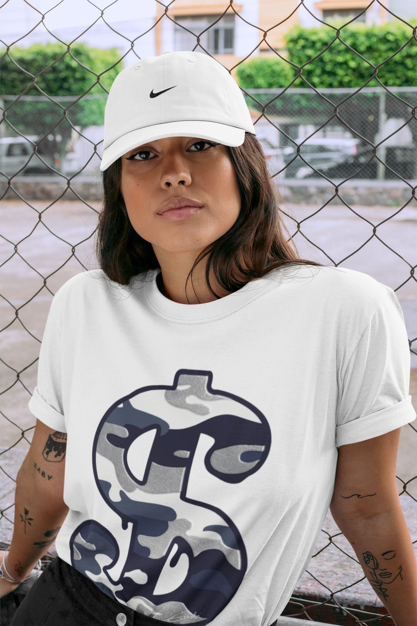 Jordan 1 Midnight Navy Shirt To Match Jordans Dollar Camo Sneaker Tees Jordan 1 Midnight Navy Drip Gear Zone Sneaker Matching Clothing Unisex Shirts