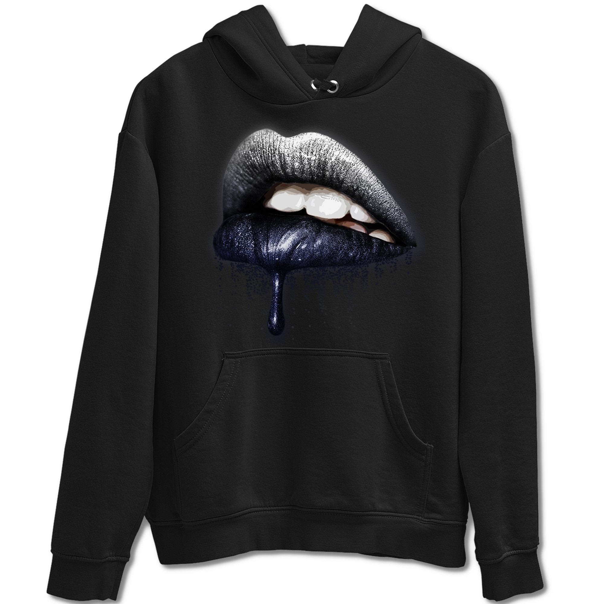 Jordan 1 Midnight Navy Shirt To Match Jordans Dripping Lips Sneaker Tees Jordan 1 Midnight Navy Drip Gear Zone Sneaker Matching Clothing Unisex Shirts