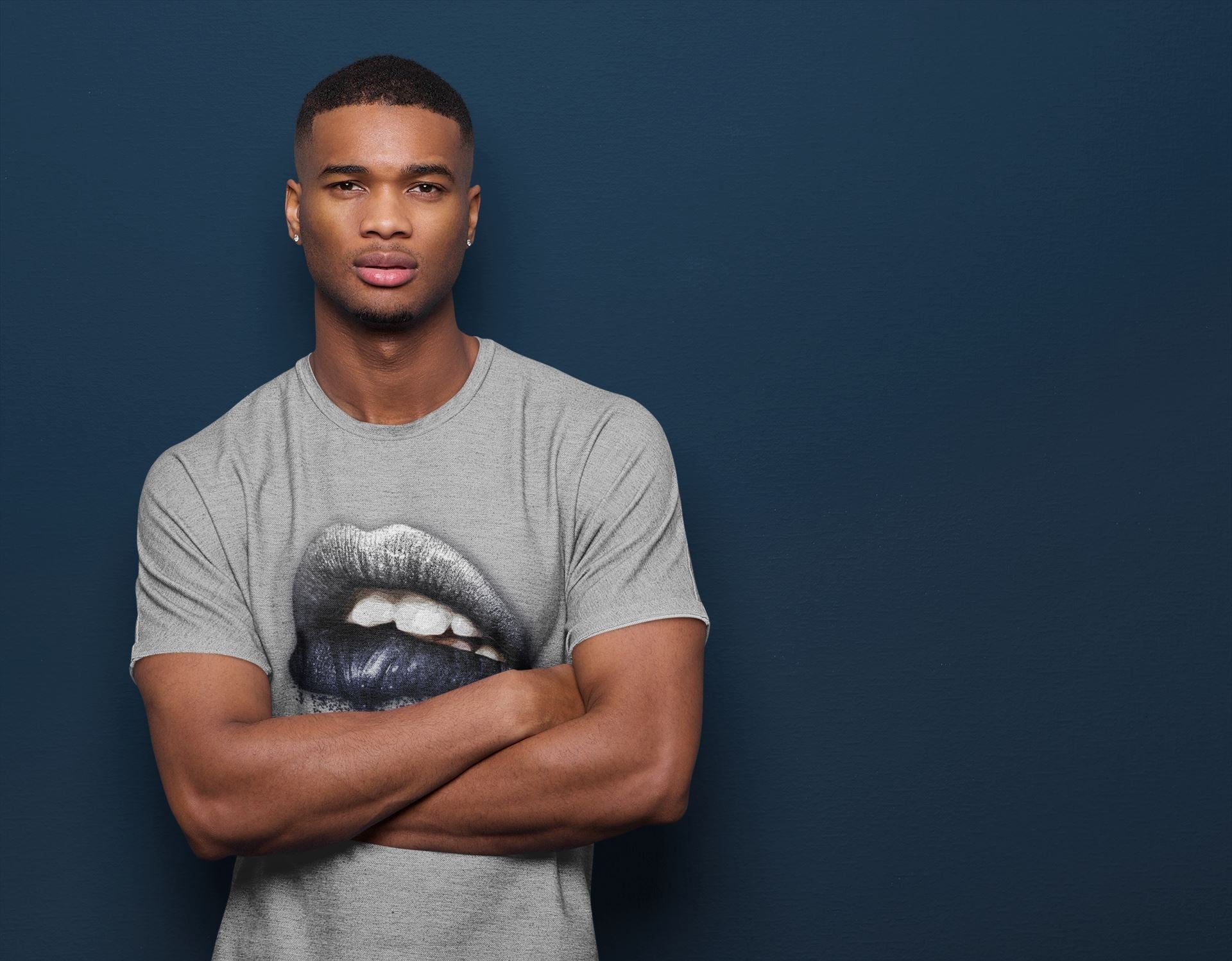 Jordan 1 Midnight Navy Shirt To Match Jordans Dripping Lips Sneaker Tees Jordan 1 Midnight Navy Drip Gear Zone Sneaker Matching Clothing Unisex Shirts