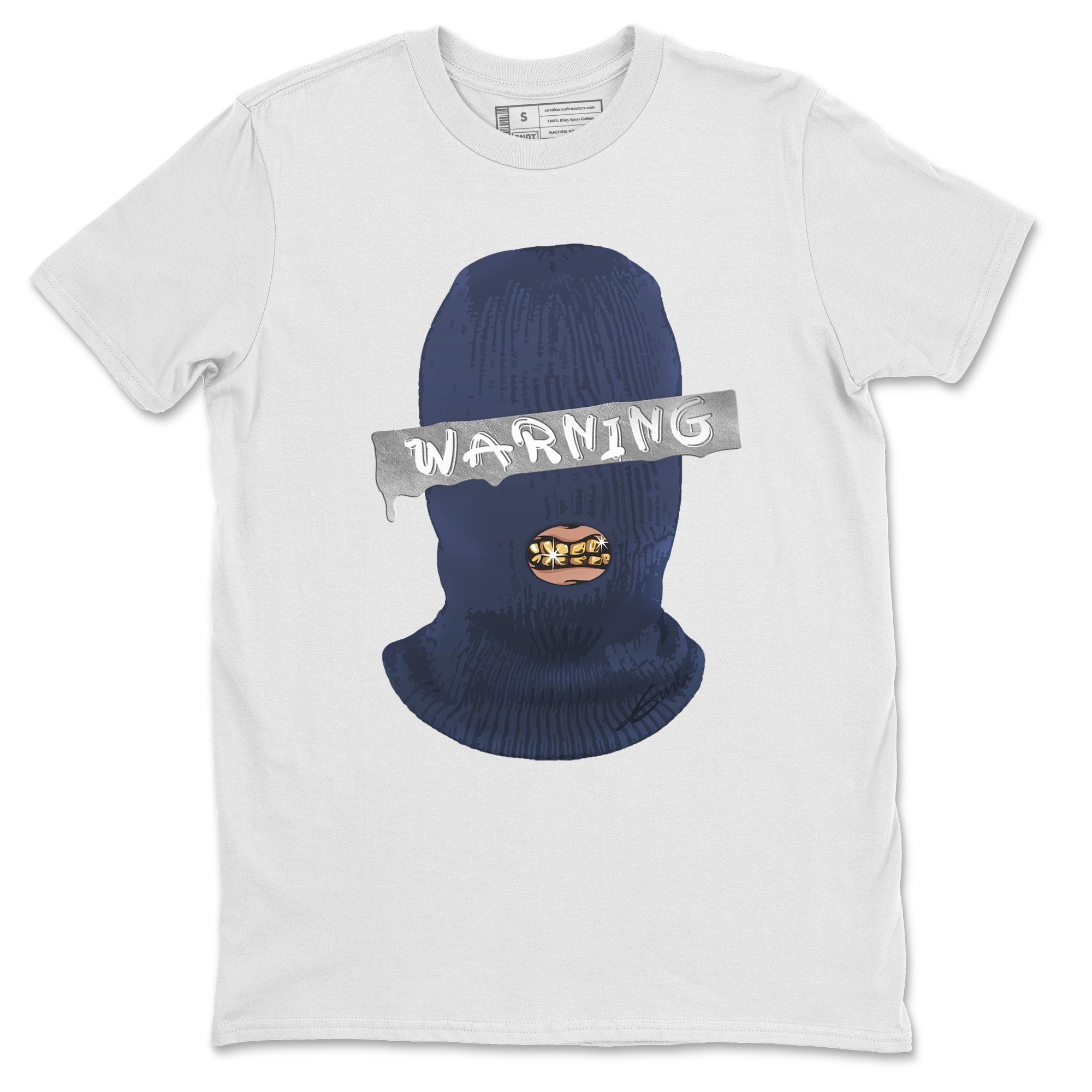 Jordan 1 Midnight Navy Shirt To Match Jordans Warning Sneaker Tees Jordan 1 Midnight Navy Drip Gear Zone Sneaker Matching Clothing Unisex Shirts