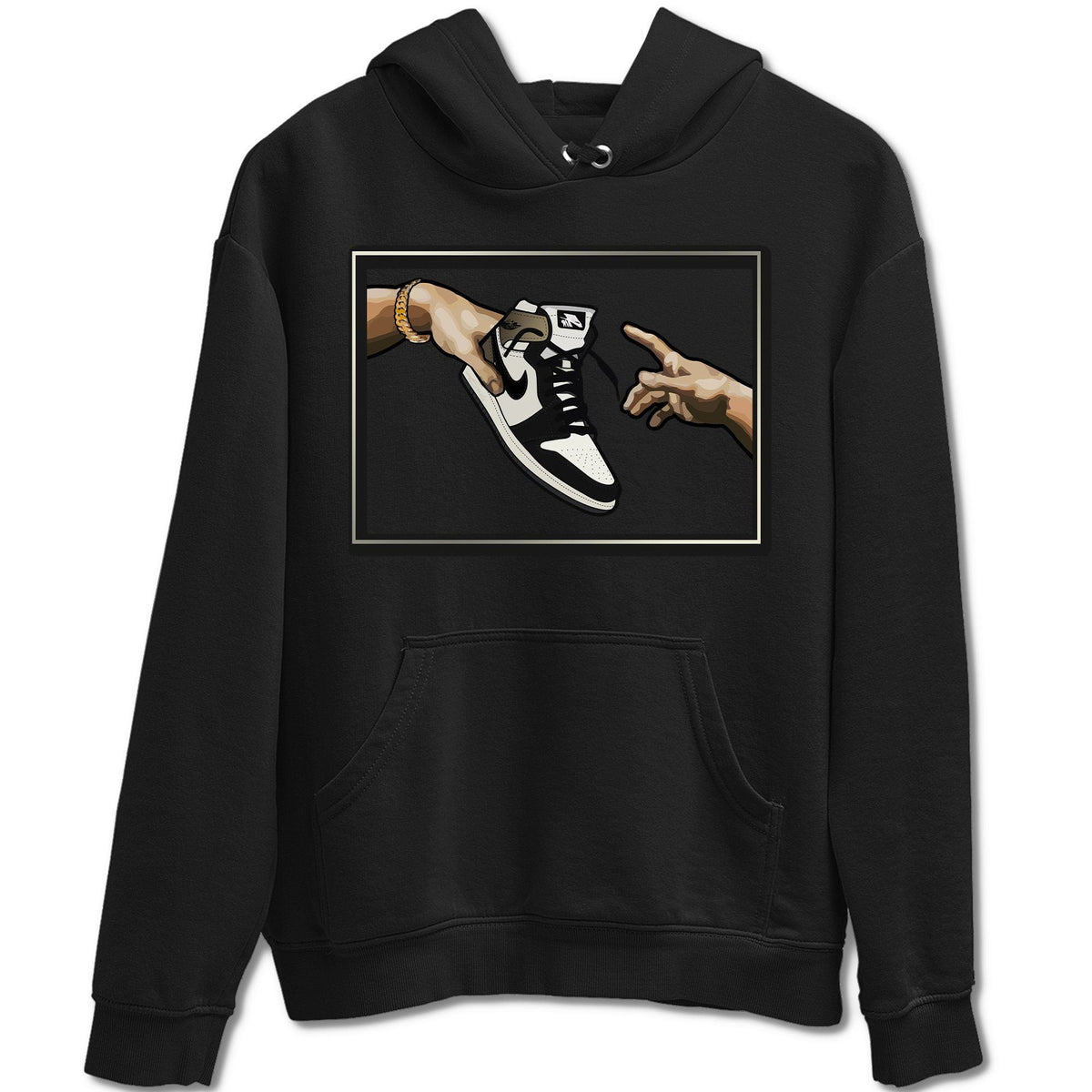 Jordan 1 Dark Mocha Sneaker Matching T-Shirt Adam's Creation Sneaker Tees Jordan 1 Dark Mocha Sneaker Release Tees Crew Neck Tees