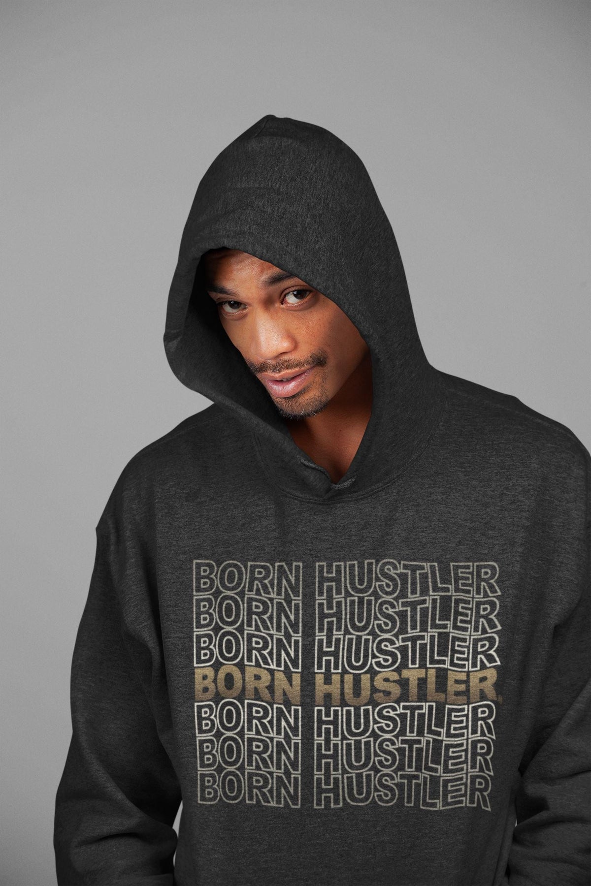 Jordan 1 Dark Mocha Sneaker Matching T-Shirt Born Hustler Sneaker Tees Jordan 1 Dark Mocha Sneaker Release Tees Crew Neck Tees