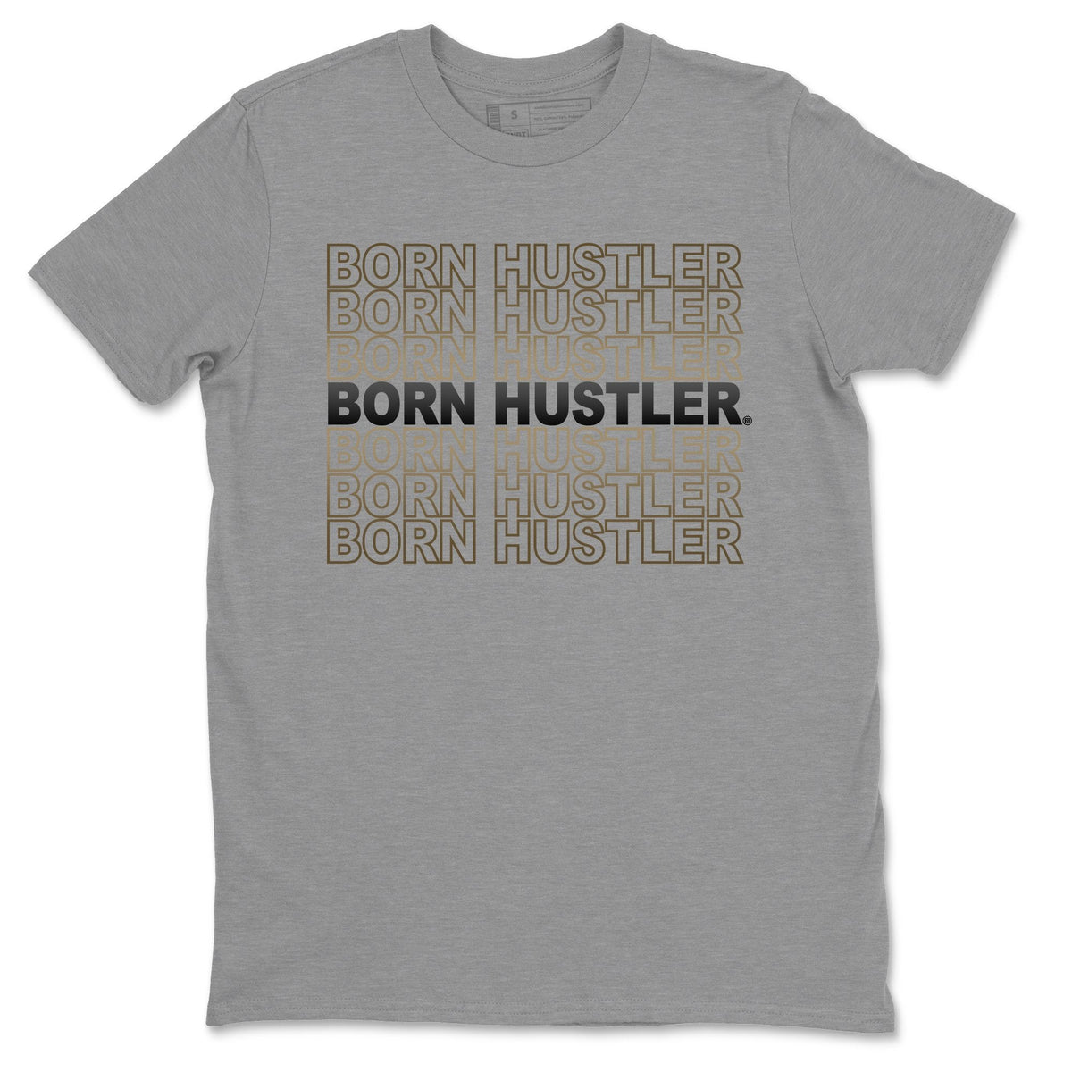 Jordan 1 Dark Mocha Sneaker Matching T-Shirt Born Hustler Sneaker Tees Jordan 1 Dark Mocha Sneaker Release Tees Crew Neck Tees