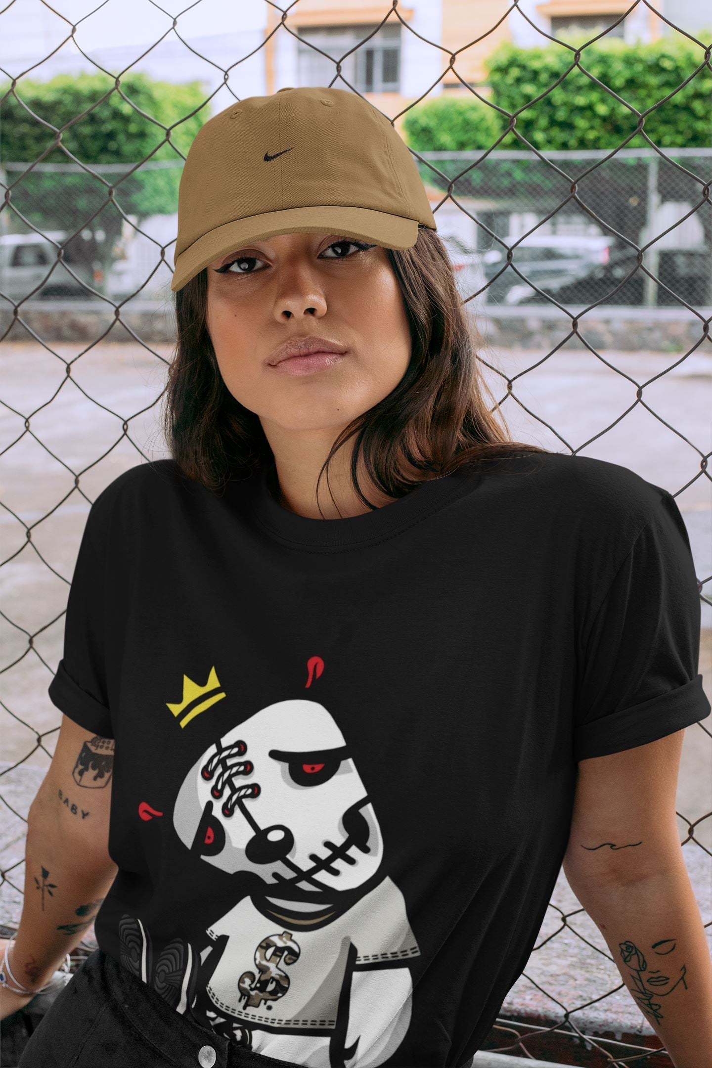 Jordan 1 Dark Mocha Sneaker Matching T-Shirt Dead Dolls Sneaker Tees Jordan 1 Dark Mocha Sneaker Release Tees Crew Neck Tees