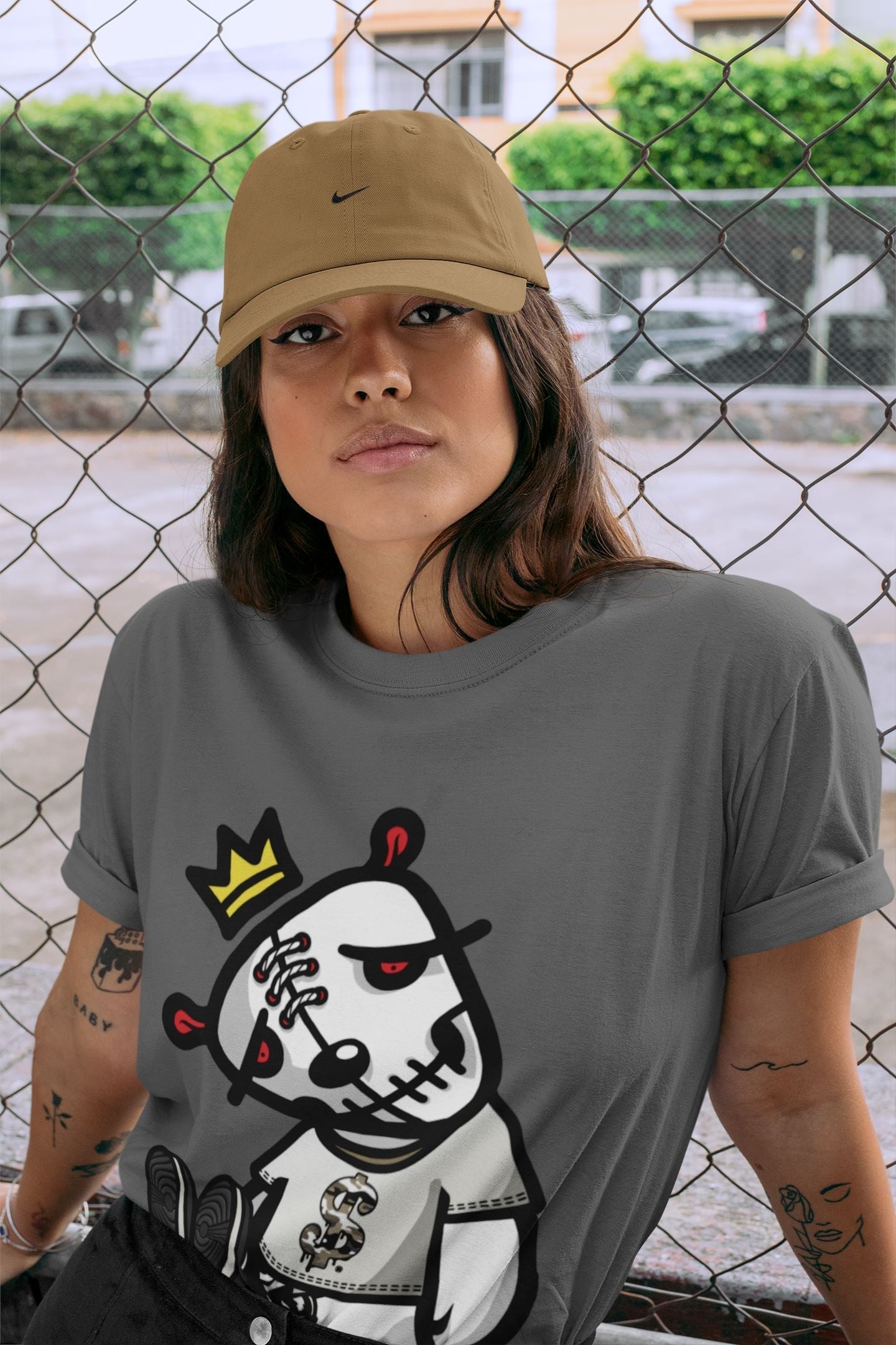 Jordan 1 Dark Mocha Sneaker Matching T-Shirt Dead Dolls Sneaker Tees Jordan 1 Dark Mocha Sneaker Release Tees Crew Neck Tees