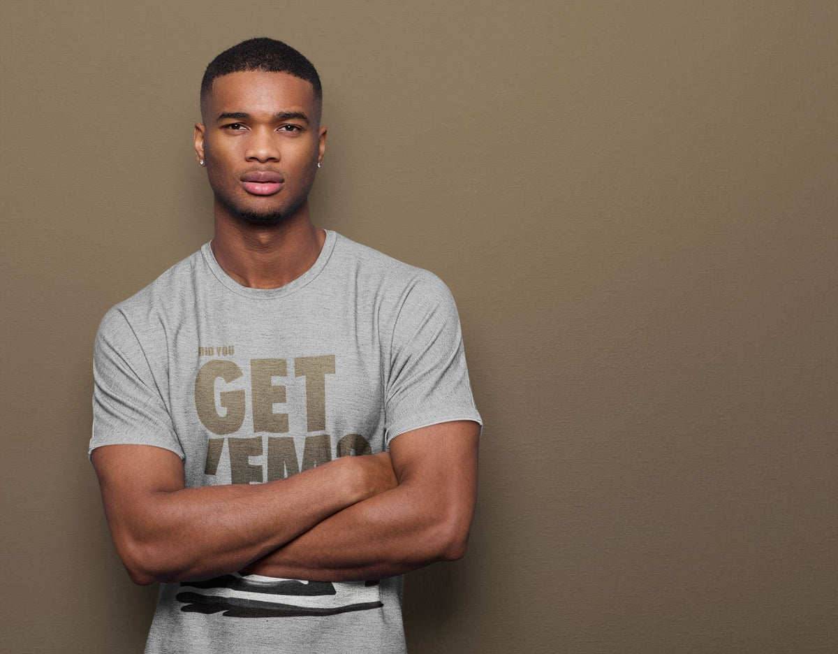 Jordan 1 Dark Mocha Sneaker Matching T-Shirt Did You Get Em SNRT Sneaker Tees Jordan 1 Dark Mocha Drip Gear Zone Crew Neck Tees