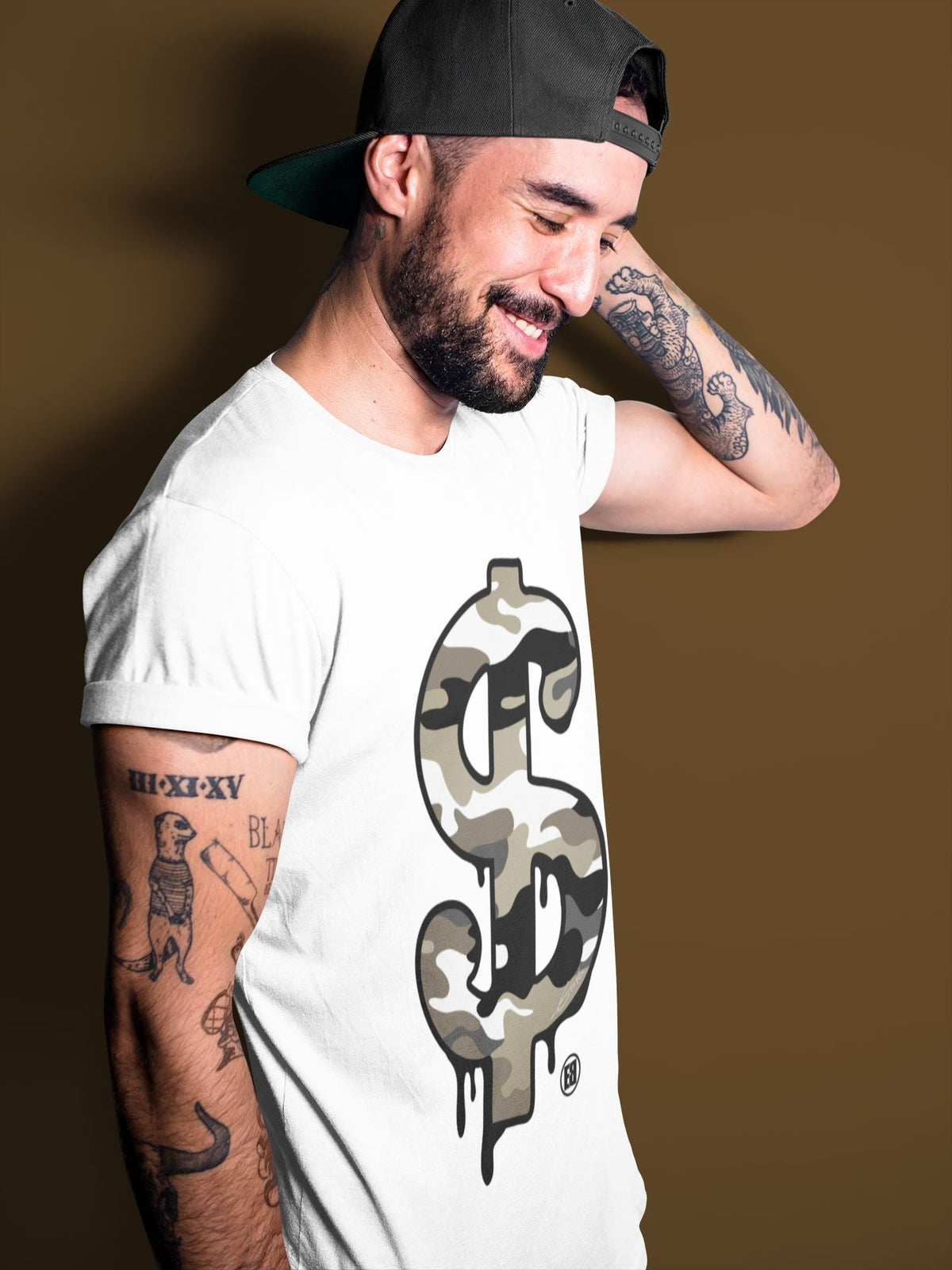 Jordan 1 Dark Mocha Sneaker Matching T-Shirt Dollar Camo Sneaker Tees Jordan 1 Dark Mocha Sneaker Release Tees Crew Neck Tees