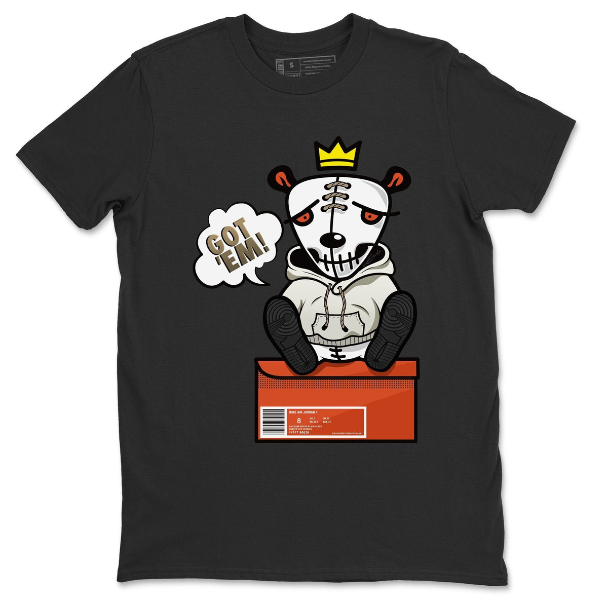 Jordan 1 Dark Mocha Sneaker Matching T-Shirt Got Em Sneaker Tees Jordan 1 Dark Mocha Sneaker Release Tees Crew Neck Tees