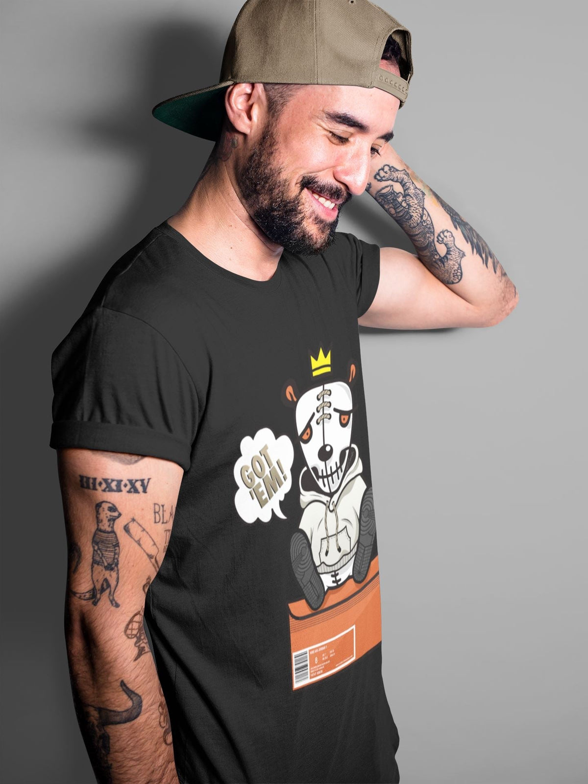 Jordan 1 Dark Mocha Sneaker Matching T-Shirt Got Em Sneaker Tees Jordan 1 Dark Mocha Sneaker Release Tees Crew Neck Tees