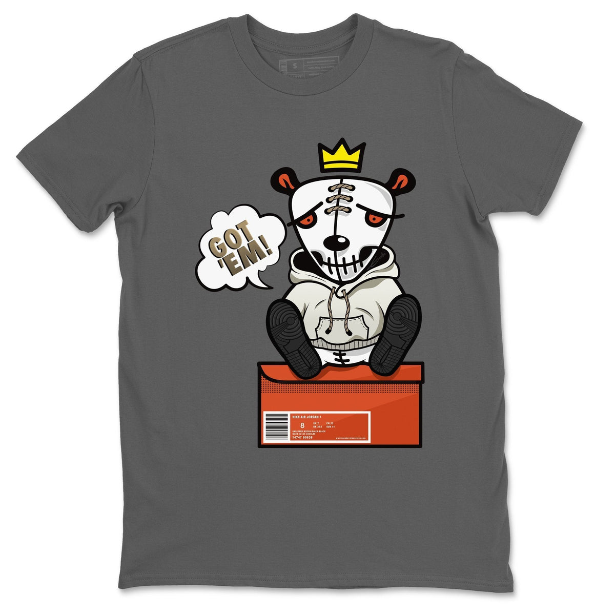 Jordan 1 Dark Mocha Sneaker Matching T-Shirt Got Em Sneaker Tees Jordan 1 Dark Mocha Sneaker Release Tees Crew Neck Tees