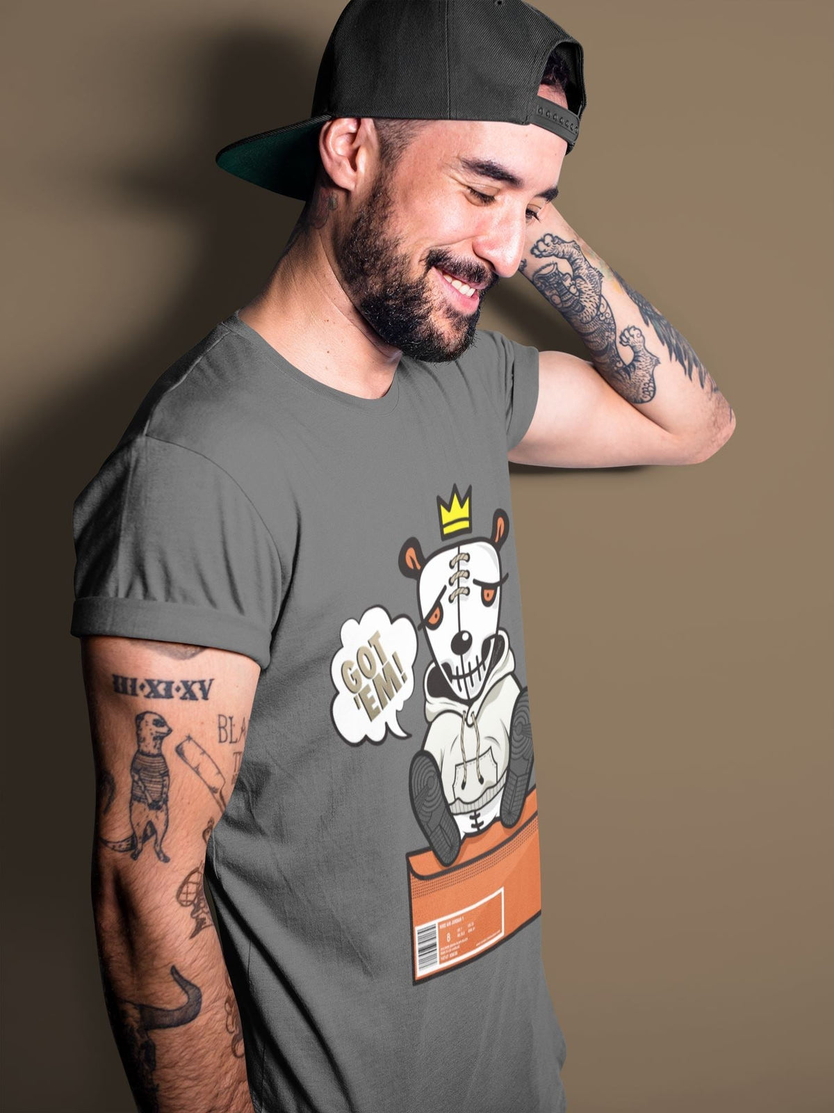 Jordan 1 Dark Mocha Sneaker Matching T-Shirt Got Em Sneaker Tees Jordan 1 Dark Mocha Sneaker Release Tees Crew Neck Tees