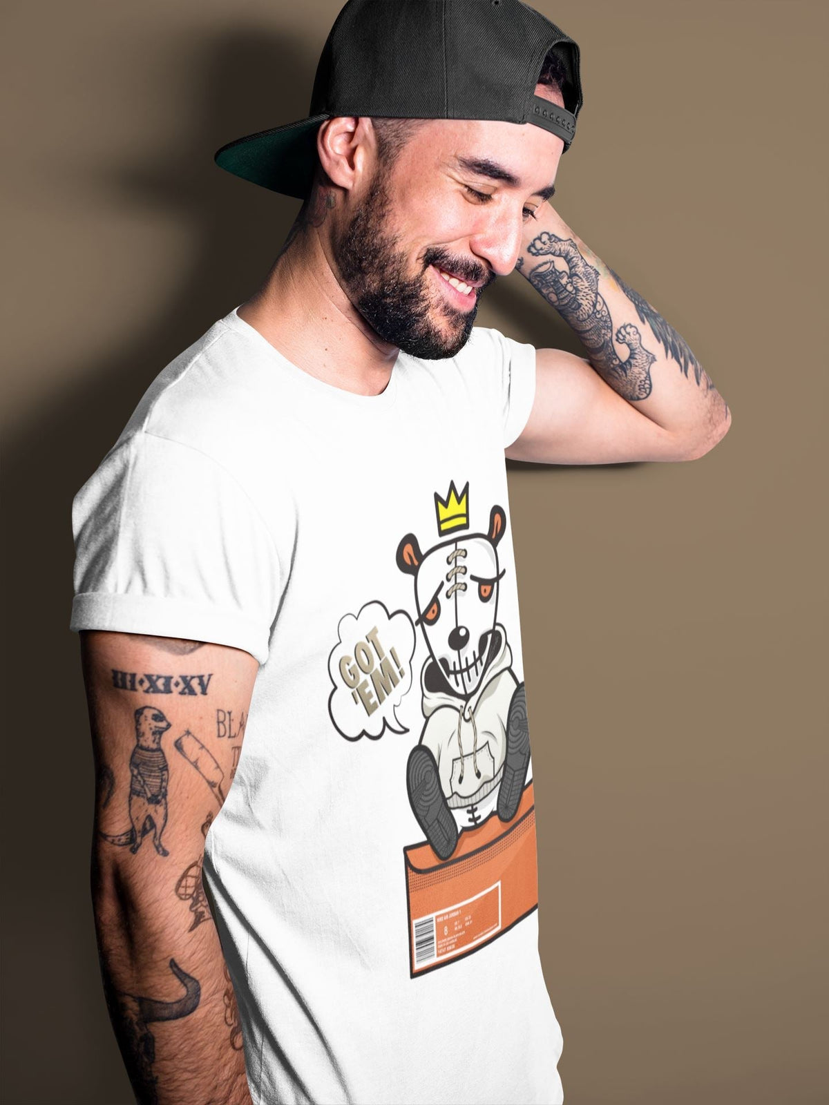 Jordan 1 Dark Mocha Sneaker Matching T-Shirt Got Em Sneaker Tees Jordan 1 Dark Mocha Sneaker Release Tees Crew Neck Tees