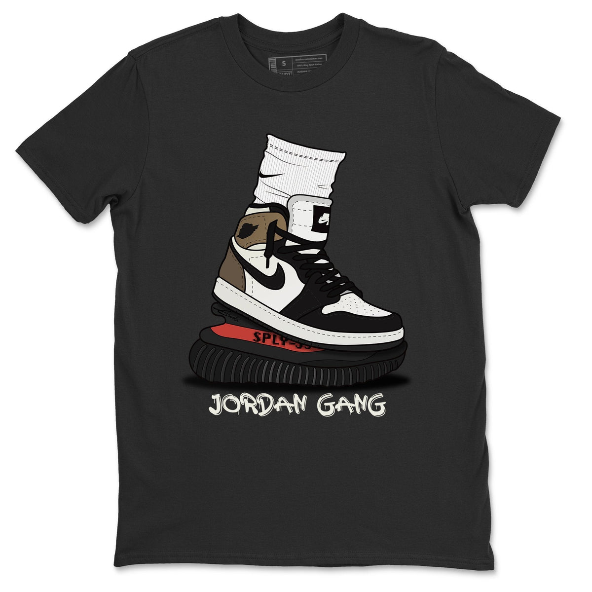 Jordan 1 Dark Mocha Sneaker Matching T-Shirt Jordan Gang Sneaker Tees Jordan 1 Dark Mocha Sneaker Release Tees Crew Neck Tees