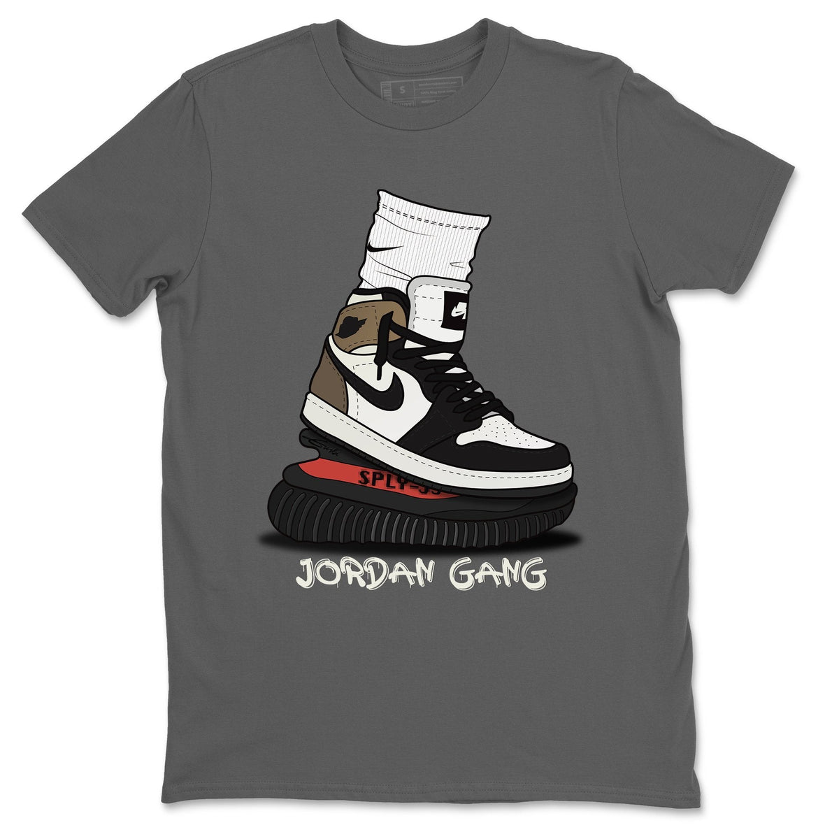 Jordan 1 Dark Mocha Sneaker Matching T-Shirt Jordan Gang Sneaker Tees Jordan 1 Dark Mocha Sneaker Release Tees Crew Neck Tees