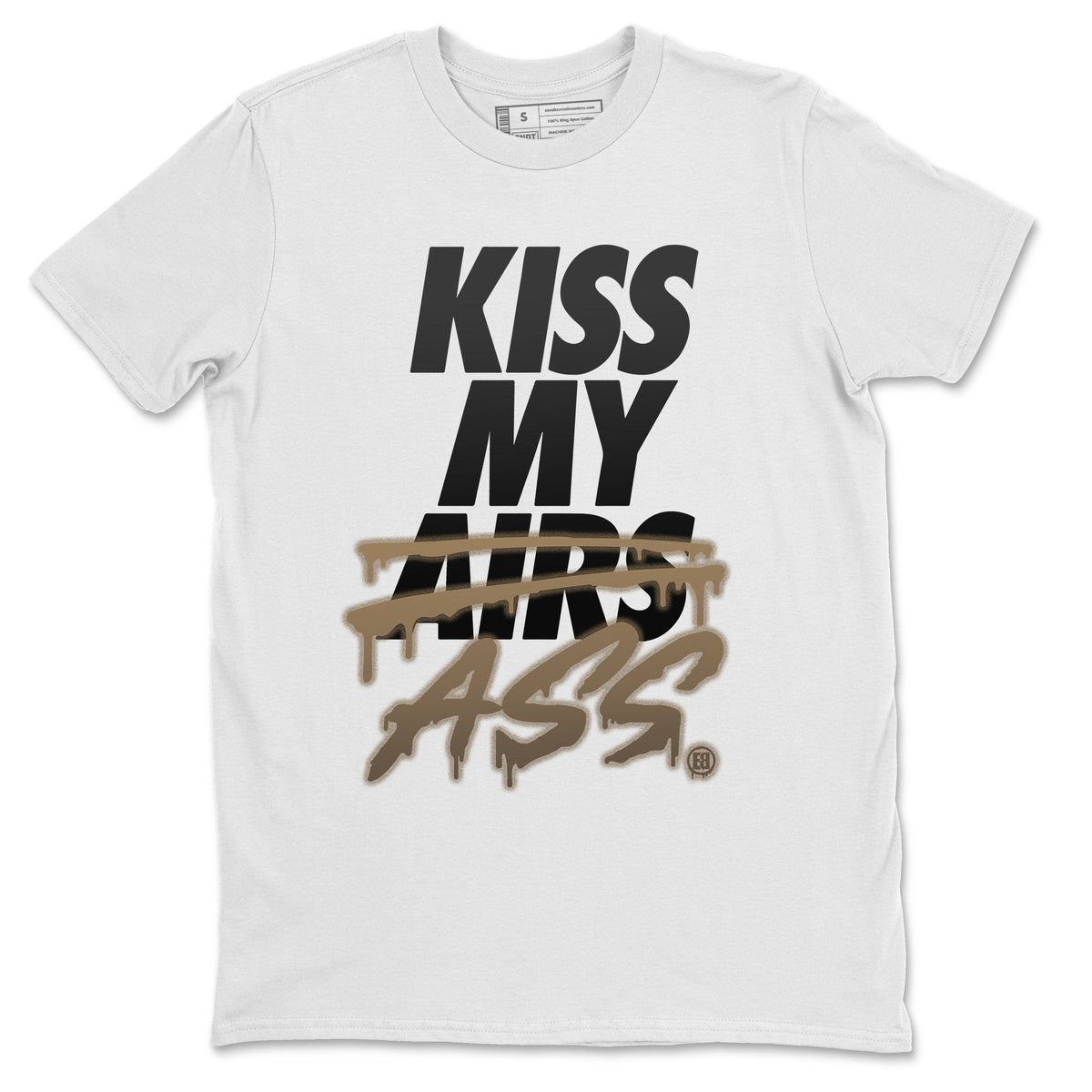 Jordan 1 Dark Mocha Sneaker Matching T-Shirt Kiss My Ass Sneaker Tees Jordan 1 Dark Mocha Sneaker Release Tees Crew Neck Tees
