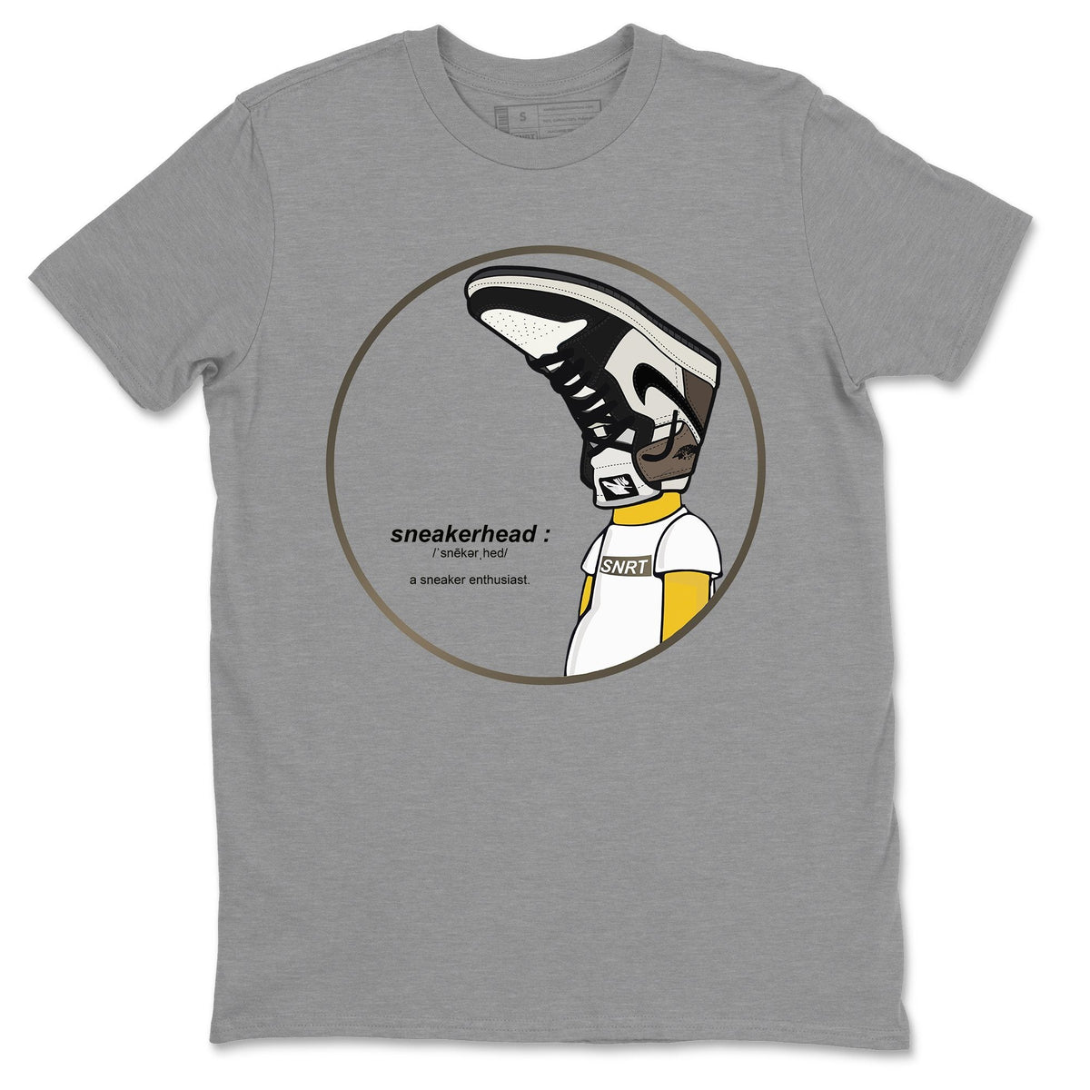Jordan 1 Dark Mocha Sneaker Matching T-Shirt Sneakerhead Sneaker Tees Jordan 1 Dark Mocha Sneaker Release Tees Crew Neck Tees