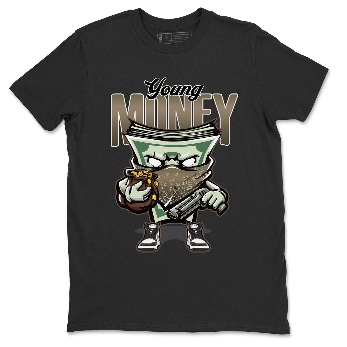Jordan 1 Dark Mocha Sneaker Matching T-Shirt Young Money Sneaker Tees Jordan 1 Dark Mocha Sneaker Release Tees Crew Neck Tees