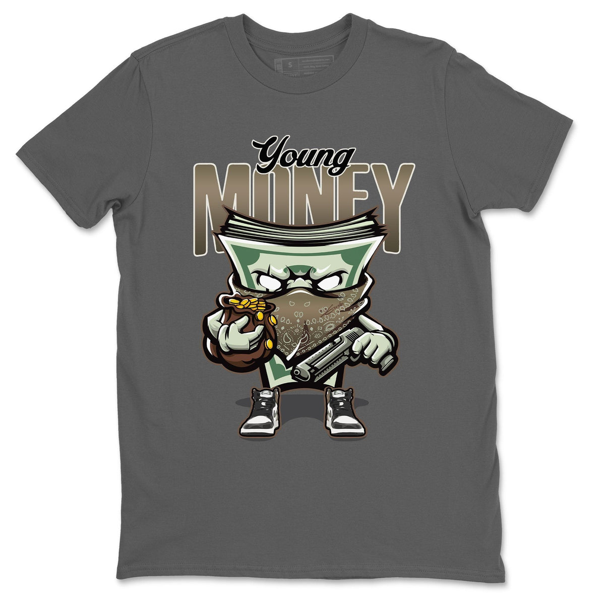 Jordan 1 Dark Mocha Sneaker Matching T-Shirt Young Money Sneaker Tees Jordan 1 Dark Mocha Sneaker Release Tees Crew Neck Tees
