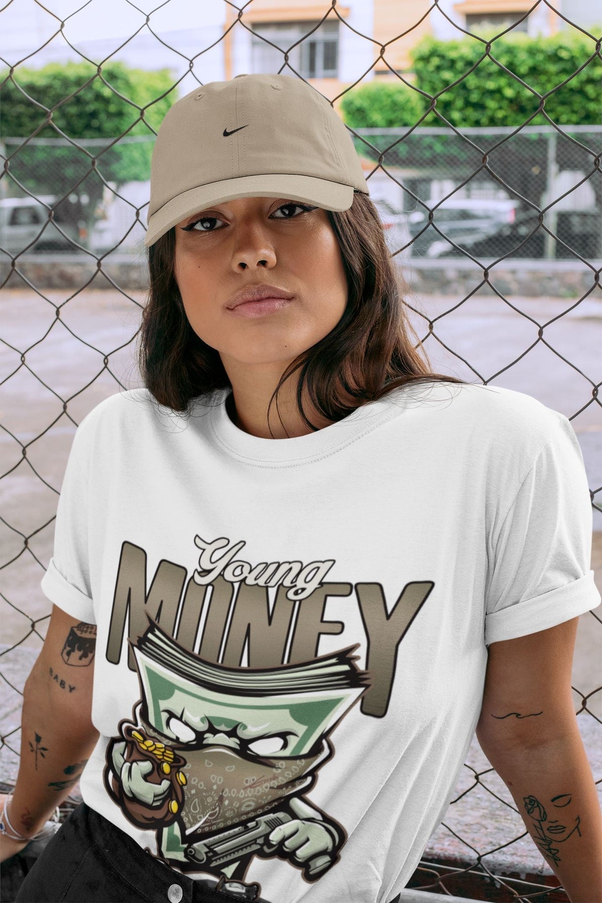 Jordan 1 Dark Mocha Sneaker Matching T-Shirt Young Money Sneaker Tees Jordan 1 Dark Mocha Sneaker Release Tees Crew Neck Tees