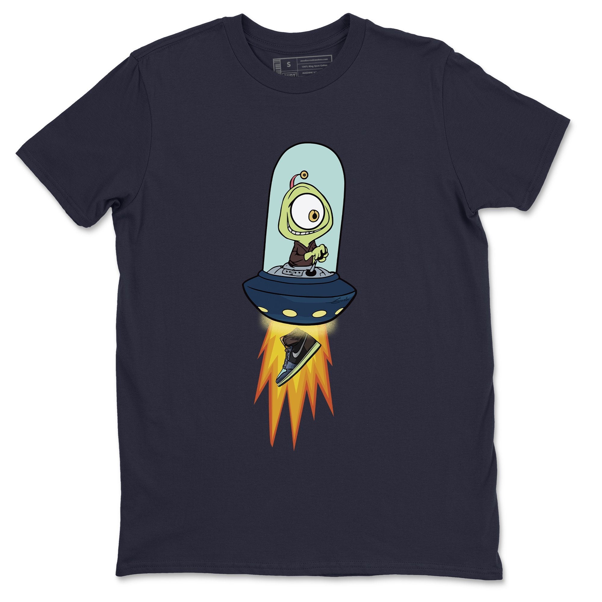 Jordan 1 Bio Hack Sneaker Match Tees Alien Sneaker Tees Jordan 1 Bio Hack Jordan to match sneaker T-Shirt Crew Neck Shirts