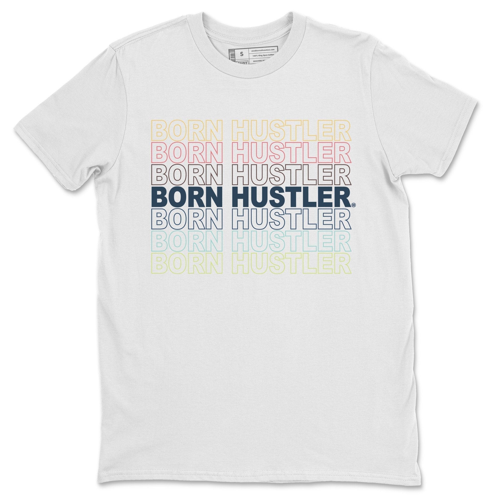 Jordan 1 Bio Hack Sneaker Match Tees Born Hustler Sneaker Tees Jordan 1 Bio Hack Jordan to match sneaker T-Shirt Crew Neck Shirts