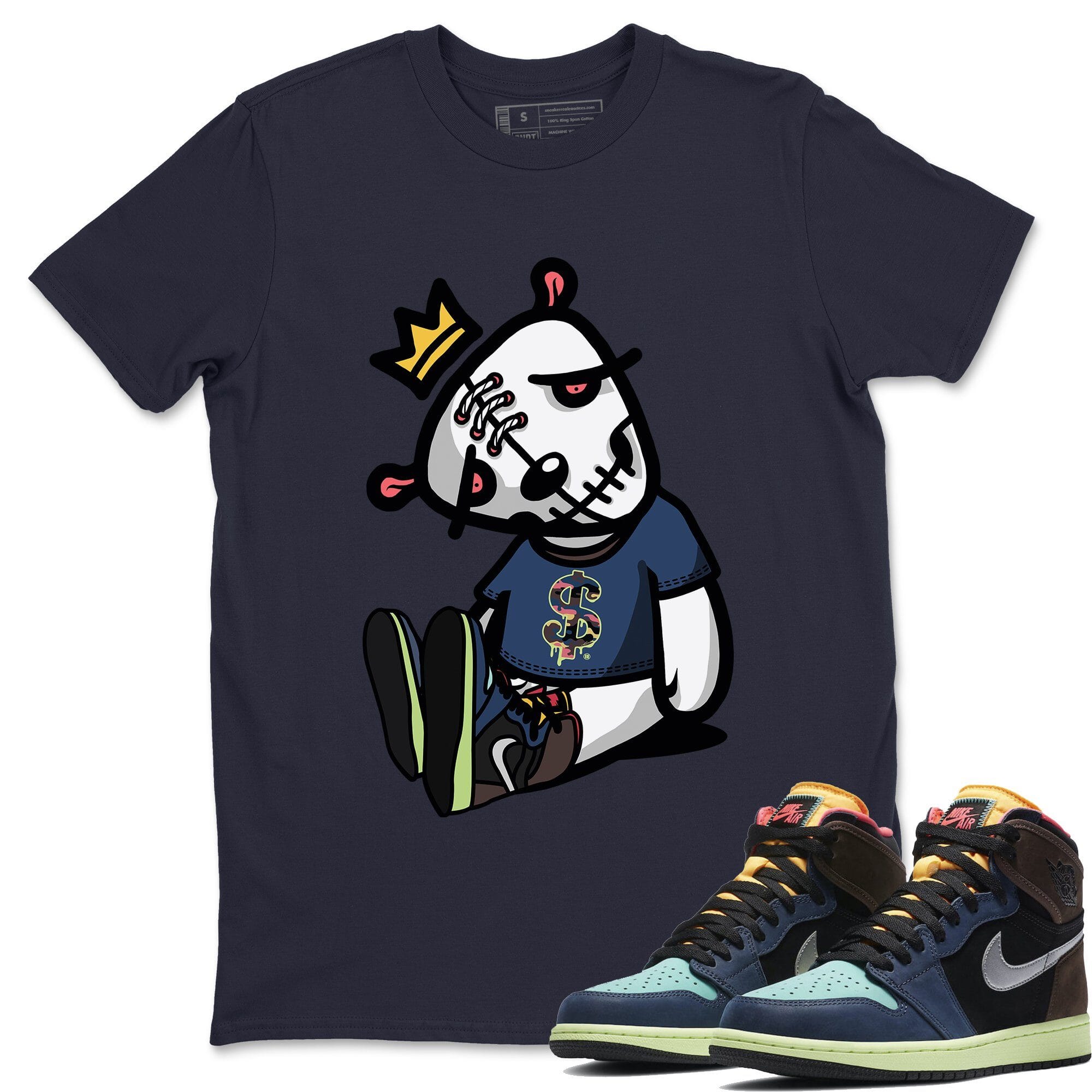 Jordan 1 Bio Hack Sneaker Match Tees Dead Dolls Sneaker Tees Jordan 1 Bio Hack Jordan to match sneaker T-Shirt Crew Neck Shirts