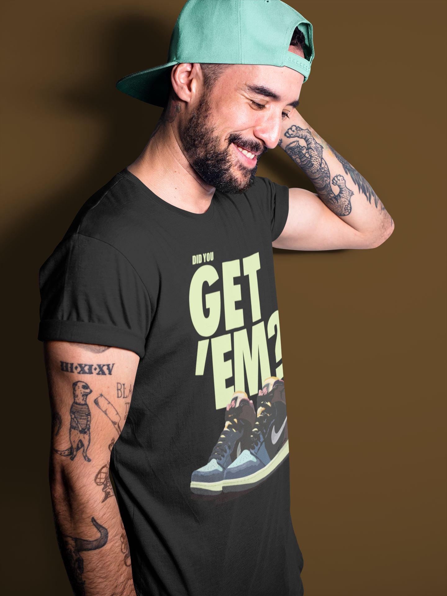 Jordan 1 Bio Hack Sneaker Match Tees Did You Get Em Drip Gear Zone Jordan 1 Bio Hack Drip Gear Zone Crew Neck Shirts