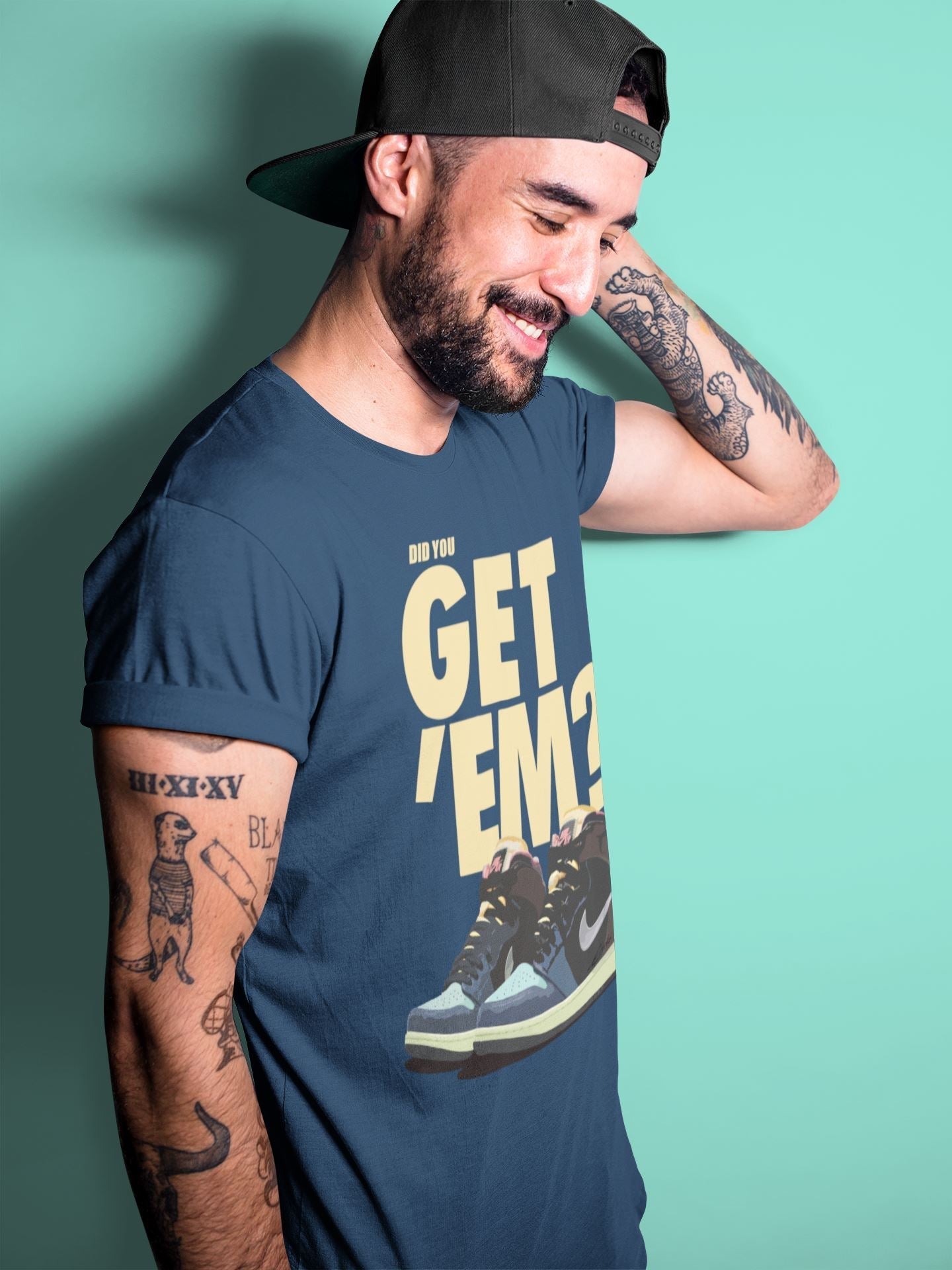 Jordan 1 Bio Hack Sneaker Match Tees Did You Get Em Drip Gear Zone Jordan 1 Bio Hack Drip Gear Zone Crew Neck Shirts