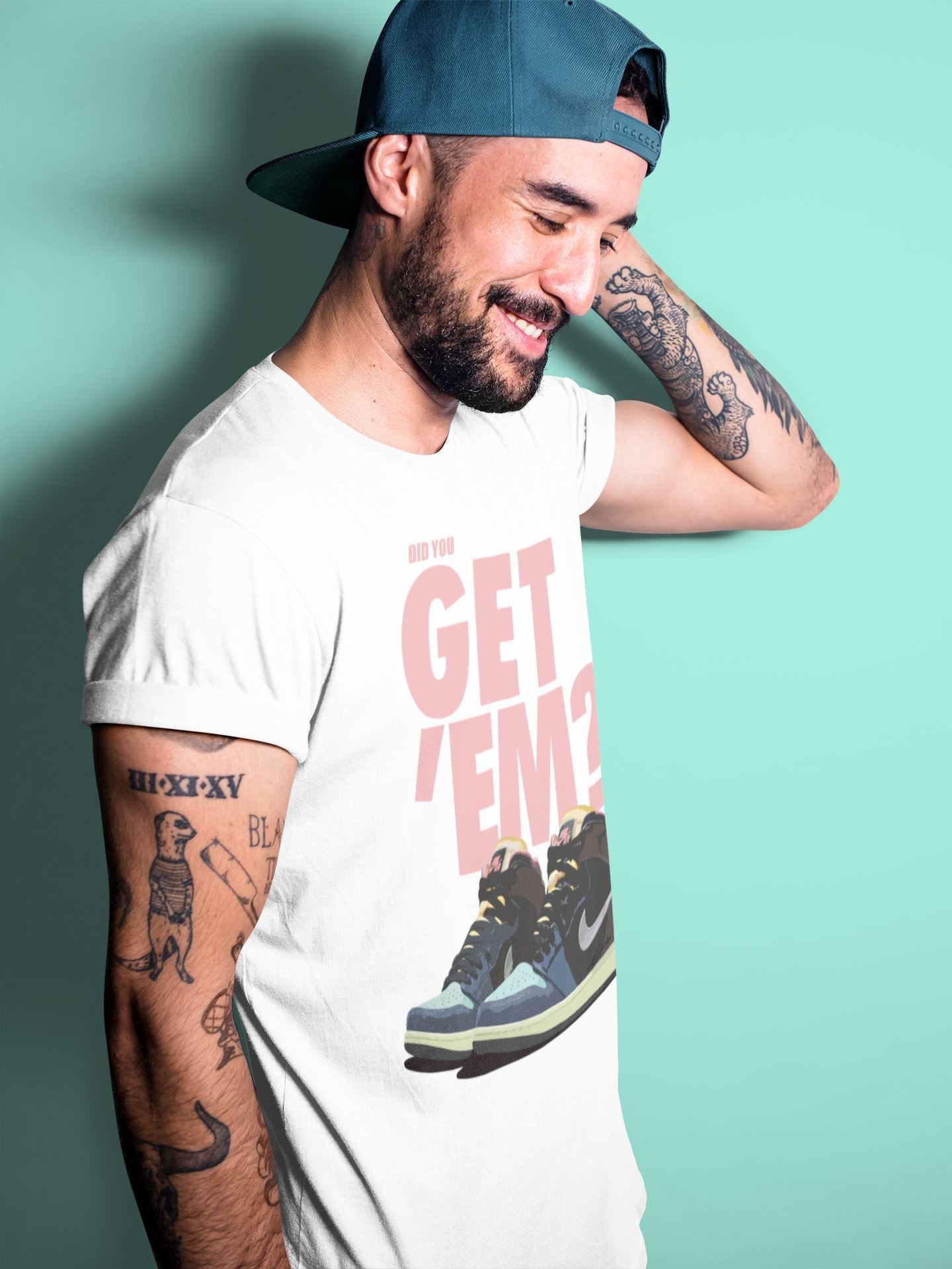 Jordan 1 Bio Hack Sneaker Match Tees Did You Get Em Drip Gear Zone Jordan 1 Bio Hack Drip Gear Zone Crew Neck Shirts