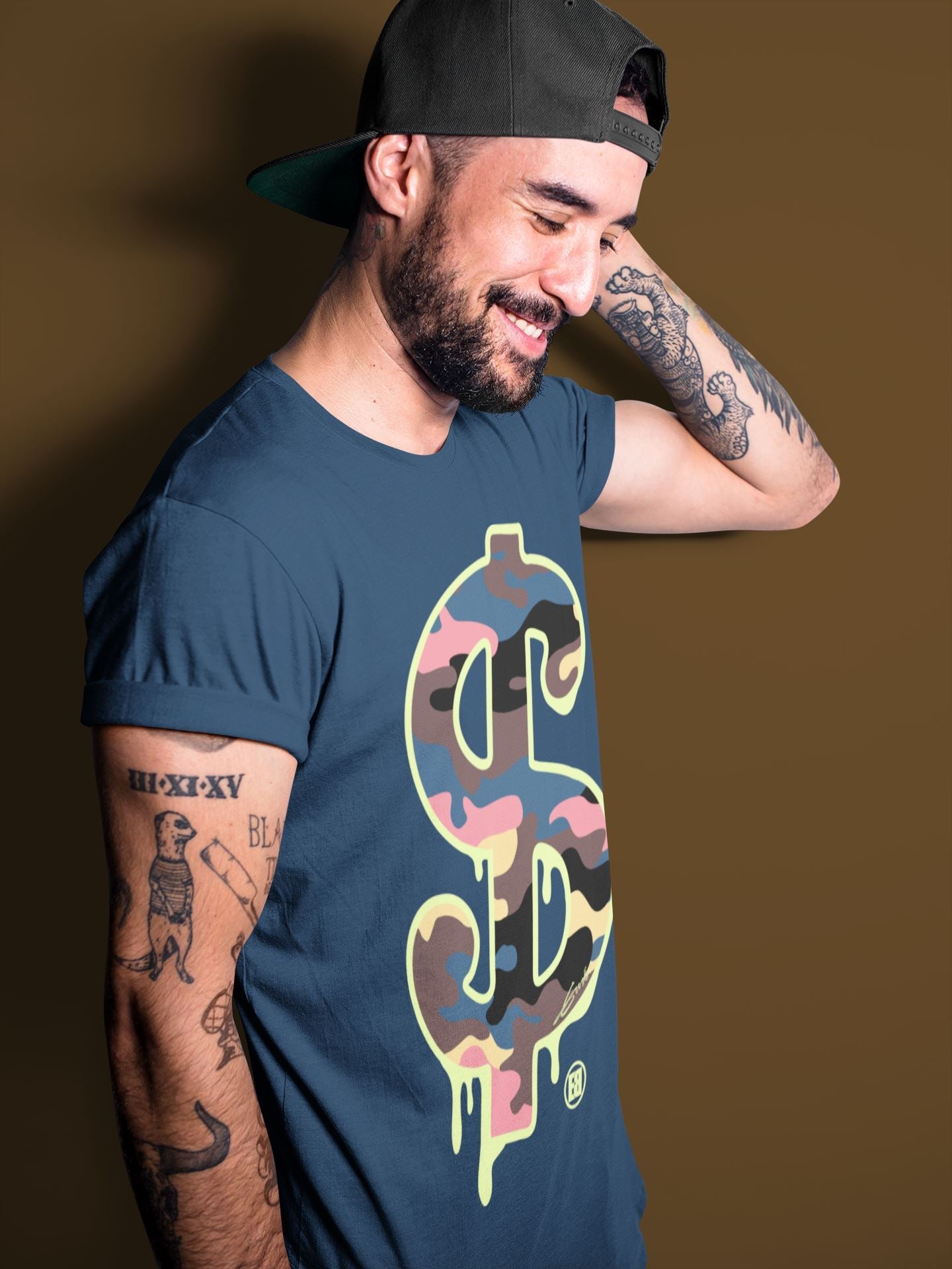 Jordan 1 Bio Hack Sneaker Match Tees Dollar Camo Sneaker Tees Jordan 1 Bio Hack Jordan to match sneaker T-Shirt Crew Neck Shirts