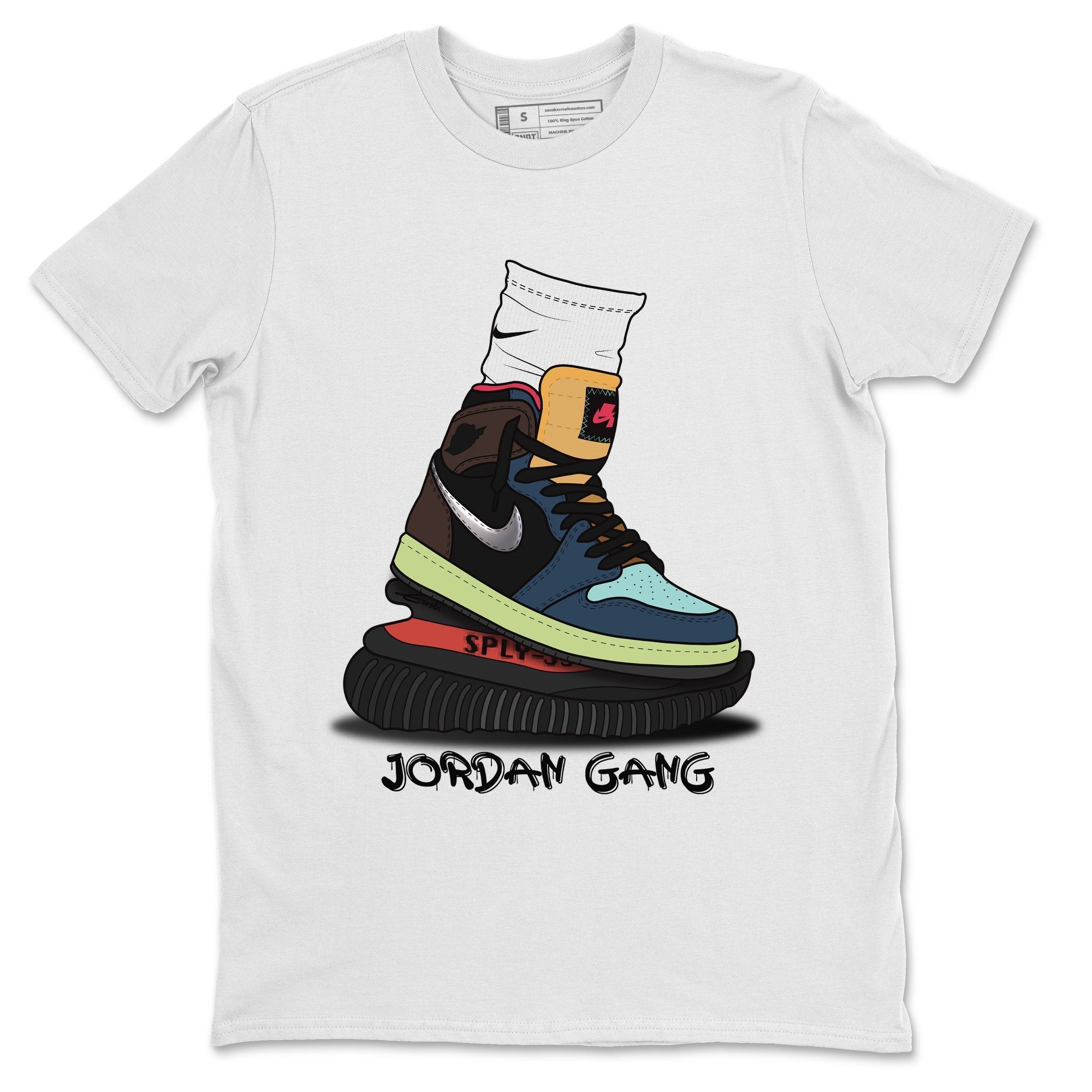 Jordan 1 Bio Hack Sneaker Match Tees Jordan Gang Sneaker Tees Jordan 1 Bio Hack Jordan to match sneaker T-Shirt Crew Neck Shirts