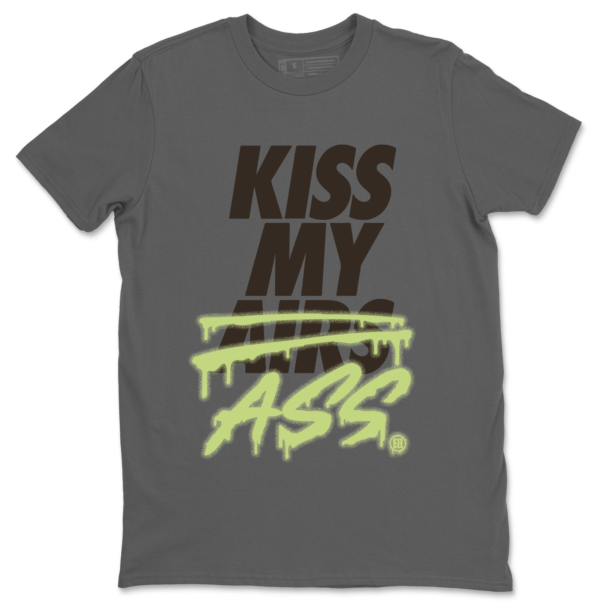 Jordan 1 Bio Hack Sneaker Match Tees Kiss My Ass Sneaker Tees Jordan 1 Bio Hack Jordan to match sneaker T-Shirt Crew Neck Shirts