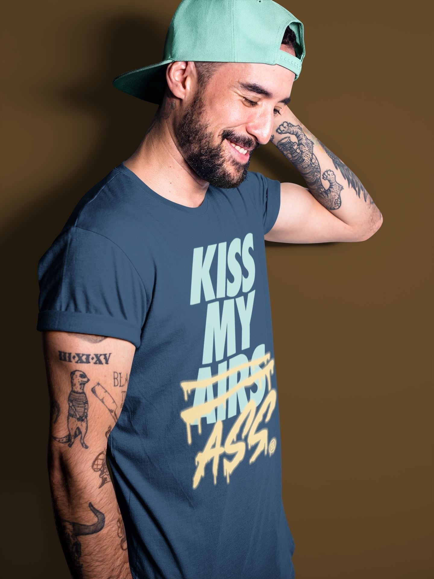 Jordan 1 Bio Hack Sneaker Match Tees Kiss My Ass Sneaker Tees Jordan 1 Bio Hack Jordan to match sneaker T-Shirt Crew Neck Shirts