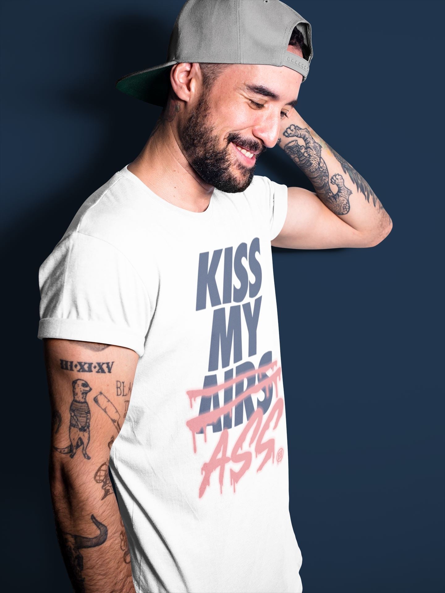 Jordan 1 Bio Hack Sneaker Match Tees Kiss My Ass Sneaker Tees Jordan 1 Bio Hack Jordan to match sneaker T-Shirt Crew Neck Shirts