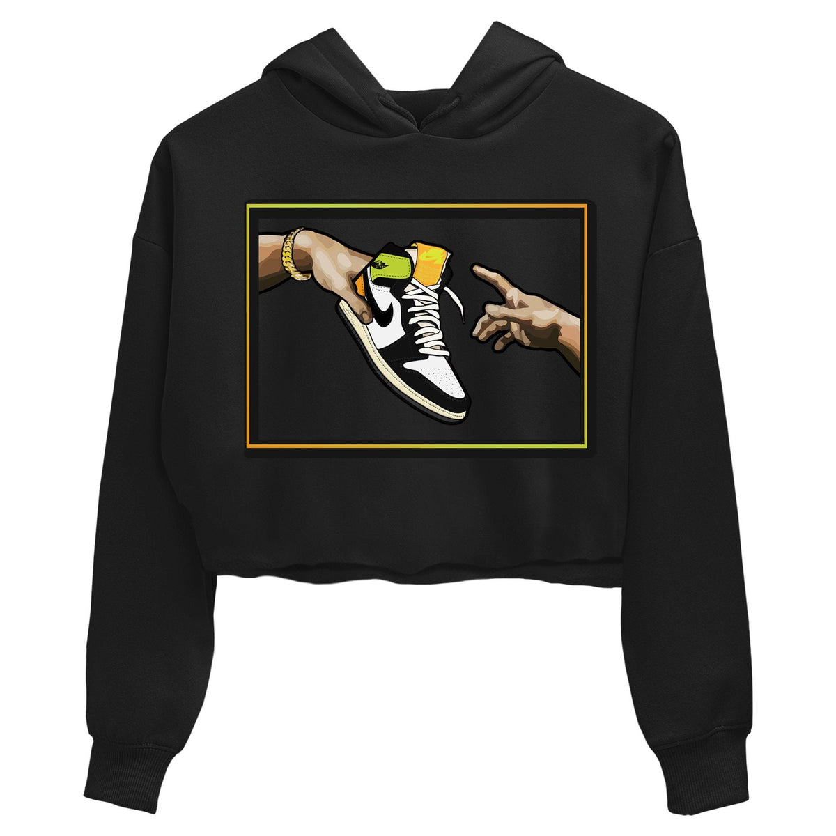 Jordan 1 Volt Gold Sneaker Matching T-Shirt Adam's Creation Sneaker Tees Jordan 1 Volt Gold Sneaker Release Tees Women's Shirts
