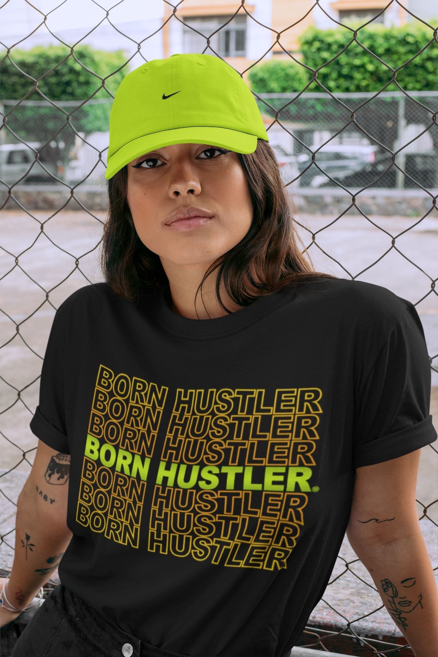 Jordan 1 Volt Gold Shirt To Match Jordans Born Hustler Sneaker Tees Jordan 1 Volt Gold Drip Gear Zone Sneaker Matching Clothing Unisex Shirts