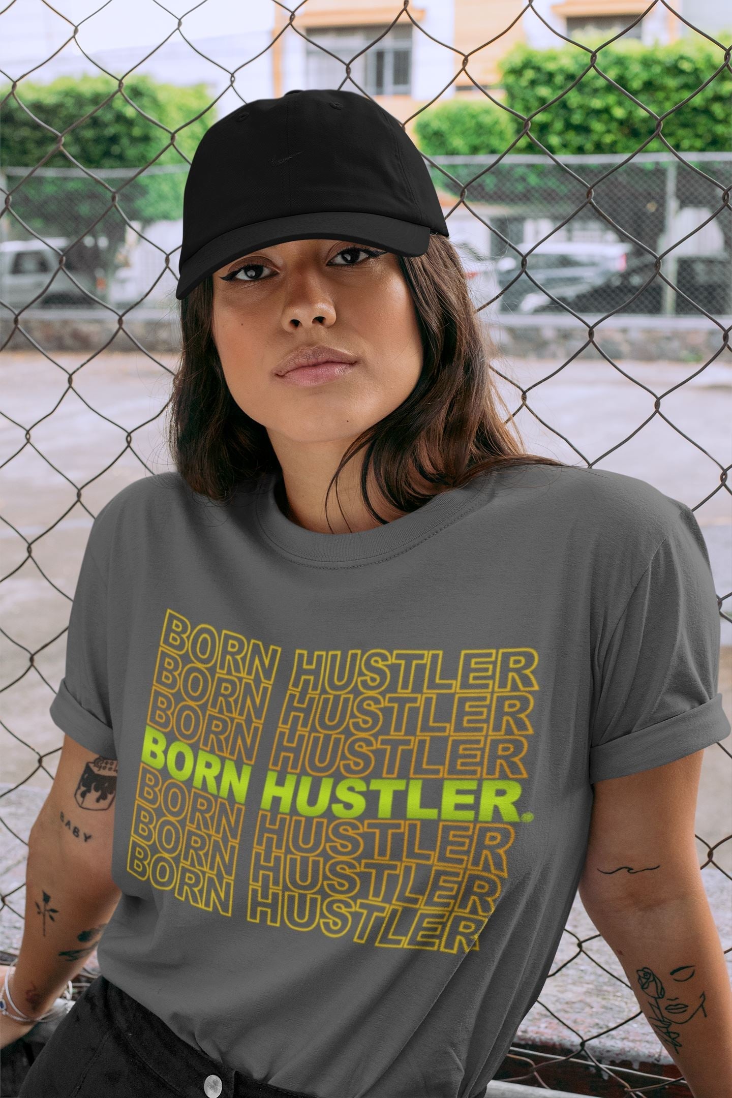 Jordan 1 Volt Gold Shirt To Match Jordans Born Hustler Sneaker Tees Jordan 1 Volt Gold Drip Gear Zone Sneaker Matching Clothing Unisex Shirts